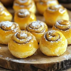 To make these tasty bites, you will need: - 1 can (16.5 oz) refrigerated pizza dough - 1/4 cup granulated sugar - 1 tablespoon ground cinnamon - 2 tablespoons unsalted butter, melted - 1/2 cup powdered sugar - 1-2 tablespoons milk - 1/2 teaspoon vanilla extract These ingredients come together to create soft, sweet bites that everyone loves. The pizza dough is a quick and easy base. It makes these treats simple to prepare. You can add some fun twists to your cinnamon roll bites with these extras: - Chopped nuts (like pecans or walnuts) - Raisins or dried cranberries - A pinch of nutmeg for warmth - Cream cheese for a richer glaze These options let you customize the flavor. Each addition adds a new layer that makes the bites even more special. If you are missing an item, don't worry! Here are some easy swaps: - Use crescent roll dough instead of pizza dough. - Swap brown sugar for granulated sugar for a deeper flavor. - Try coconut milk or almond milk in the glaze. - Use vanilla bean paste instead of vanilla extract. These substitutions keep the recipe flexible. You can still enjoy delicious cinnamon roll bites, even with changes. For the full recipe, check out the Full Recipe section and get ready to bake! First, preheat your oven to 375°F (190°C). This helps the bites cook evenly. Next, prepare your baking sheet. You can grease it with non-stick spray or line it with parchment paper. This makes it easy to clean up later. Take your refrigerated pizza dough out of the can. Place it on a clean surface that has some flour on it. Use a rolling pin to flatten the dough. Aim for about 1/4 inch thick. This thickness ensures the bites cook well and stay soft inside. In a small bowl, mix together granulated sugar and ground cinnamon. Use 1/4 cup of sugar and 1 tablespoon of cinnamon. Stir until they blend well. This mixture will give your cinnamon roll bites their sweet flavor. Brush melted butter all over the rolled-out dough. Make sure to cover every corner. Next, sprinkle the cinnamon-sugar mixture on top of the buttered dough. Roll the dough from one end to the other tightly. Pinch the seams closed to keep the filling inside. Slice this log into bite-sized pieces, about 1 inch thick. Place these pieces cut side up on the baking sheet. Bake them for 12-15 minutes until they are golden brown. While the bites bake, prepare the glaze. In a bowl, whisk together powdered sugar, 1-2 tablespoons of milk, and 1/2 teaspoon of vanilla extract. Mix until smooth. You can add more milk if you want a thinner glaze. Once the bites are baked, let them cool for a few minutes. Drizzle the glaze over the warm bites for a sweet finish. Enjoy your Easy Cinnamon Roll Bites! For the full recipe, check out the details above. When you want to make cinnamon roll bites fast, start with refrigerated pizza dough. It cuts down on time and effort. Here are a few more tips: - Prep your ingredients first: Measure out your sugar and cinnamon before you start. This makes mixing quick. - Roll out dough in advance: You can roll out the pizza dough and store it in the fridge for a few hours before baking. This saves time when you're ready to bake. A good glaze makes your cinnamon roll bites shine. For the best glaze: - Mix the glaze while the bites bake: This way, your glaze is ready when the bites come out of the oven. - Use warm bites for glazing: Drizzle the glaze on warm bites. This helps it soak in and makes it more tasty. - Adjust the milk: Add milk slowly to your powdered sugar. This way, you get the right thickness for your glaze. Even simple recipes can have pitfalls. Here are a few things to watch out for: - Don’t skip the butter: Brushing melted butter on the dough is key for flavor. It also helps the cinnamon-sugar stick. - Avoid cutting too thick: If your bites are too thick, they may not bake evenly. Aim for about 1 inch in thickness. - Check for doneness: Keep an eye on the oven. If they brown too much, they may taste burnt. Look for a golden color instead. Using these tips can help you make perfect cinnamon roll bites every time. For the full recipe, check out the earlier section. {{image_4}} You can change the flavors in your cinnamon roll bites. Try spreading Nutella on the dough before rolling. This adds a rich chocolate taste. You can also use apples. Just slice apples thinly and mix them with the cinnamon-sugar. This gives the bites a warm, fruity twist. Another option is to add nuts. Chopped pecans or walnuts add a nice crunch and flavor. While the basic glaze is tasty, you can mix it up. Try a cream cheese glaze for a rich flavor. Just blend cream cheese with powdered sugar and milk. This adds a tangy touch. You could also use melted chocolate. Drizzle it on top for a sweet, chocolatey finish. If you want something lighter, a lemon glaze works well. Mix powdered sugar with lemon juice for a refreshing zing. Serving matters, too! Try putting the bites in small paper cups. This makes them easy to grab. You can also serve them with a side of fruit. Berries or sliced bananas pair nicely with the bites. For a fun twist, serve them with ice cream. A scoop of vanilla on the side takes these bites to the next level. You can find the full recipe to explore even more ideas! To keep your leftover cinnamon roll bites fresh, place them in an airtight container. This helps prevent them from drying out. You can store them at room temperature for up to two days. If you want to keep them longer, I recommend refrigerating them. They will stay good for about a week in the fridge. Just make sure the container is sealed well. When you're ready to enjoy your leftover bites, reheating is key. The best way to reheat them is in the oven. Preheat the oven to 350°F (175°C). Place the bites on a baking sheet and heat for about 5-7 minutes. This method keeps them warm and soft. You can also use the microwave. Just place them on a microwave-safe plate and heat for about 15-20 seconds. This option is quicker, but they may not be as crispy. If you want to save your cinnamon roll bites for later, freezing is a great choice. Allow the bites to cool completely before freezing. Arrange them in a single layer on a baking sheet and freeze them for about an hour. Once frozen, transfer them to a freezer bag. This helps keep them from sticking together. They will last for about three months in the freezer. To enjoy them later, just thaw them in the fridge overnight and reheat as mentioned earlier. To make cinnamon roll bites from scratch, use simple ingredients. You need pizza dough, sugar, cinnamon, and butter. Roll out the dough and brush it with melted butter. Mix sugar and cinnamon, then sprinkle it over the buttered dough. Roll it up tightly and slice it into pieces. Bake until golden and drizzle with glaze. For a full recipe, check the [Full Recipe]. Yes, you can use other types of dough. Biscuit dough or crescent roll dough works well too. Each dough gives a different texture and taste. Just follow the same steps for rolling and baking. Feel free to experiment and find your favorite! Cinnamon roll bites last 2-3 days at room temperature when stored in an airtight container. For longer freshness, keep them in the fridge for up to a week. You can also freeze them for up to a month. Just thaw and reheat when you want to enjoy them again. The best toppings include a sweet glaze, nuts, or fresh fruit. You can drizzle chocolate on top for a rich flavor. Try adding cream cheese frosting for extra sweetness. Get creative and personalize your toppings to match your taste! These cinnamon roll bites are simple and fun to make. We explored key ingredients, step-by-step methods, and helpful tips. You learned about variations that can spice up your bites and storage tips to keep them fresh. In the end, these bites bring joy and flavor to any meal. I encourage you to try them, experiment with flavors, and share them with your loved ones. Enjoy every sweet bite!