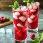 To make a delicious Raspberry Hibiscus Tea Sparkler, gather these main ingredients: - 2 cups of water - 2 hibiscus tea bags - 1 cup of fresh raspberries - 2 tablespoons of honey or agave syrup - 1 cup of sparkling water - Juice of 1 fresh lime - Fresh mint leaves for garnish - Ice cubes These ingredients work together to create a vibrant and refreshing drink that is perfect for any occasion. You can customize your drink with these optional ingredients: - Fresh ginger slices for a spicy kick - Slices of citrus fruit like lemon or orange - Other berries like blueberries or strawberries Feel free to mix and match to suit your taste. Each option adds a unique twist to the drink. If you don't have something on hand, here are some substitutions: - Use dried hibiscus flowers instead of tea bags. Just steep them in hot water for the same effect. - Maple syrup can replace honey or agave for a different sweet note. - If you prefer a non-sparkling version, use more cold water instead of sparkling water. These simple swaps let you enjoy the Raspberry Hibiscus Tea Sparkler even when you're missing an ingredient. For the full recipe, refer to the details above. Start by boiling 2 cups of water in a medium saucepan. Once the water boils, take the pan off the heat. Add 2 hibiscus tea bags to the water. Let them steep for 10 minutes. This step makes the tea colorful and tasty. After steeping, take out the tea bags. While the tea is warm, stir in 2 tablespoons of honey or agave syrup. Mix it well until the sweetener is dissolved. Now, let the tea cool down to room temperature. After it cools, place it in the fridge for at least 30 minutes. This chilling time makes the drink refreshing. While the tea chills, it’s time to prepare the raspberry puree. Take 1 cup of fresh raspberries and put them into a blender. Blend until the mixture is smooth. If you want a silkier texture, you can strain it through a fine sieve. This removes the seeds and leaves you with a delicious puree. In a large pitcher, mix the chilled hibiscus tea with the raspberry puree. Squeeze in the juice of 1 fresh lime and stir well. This step blends all the flavors perfectly. To serve, fill glasses with ice cubes. Pour the raspberry hibiscus mixture into each glass, filling them about two-thirds full. Top it off with 1 cup of sparkling water for a fizzy finish. Finally, add fresh mint leaves as a garnish to make it look nice. Enjoy your Raspberry Hibiscus Tea Sparkler! For the full recipe, you can check the details above. To make your Raspberry Hibiscus Tea Sparkler taste just right, start with honey or agave. Use two tablespoons as a base. Taste the tea after mixing in the sweetener. If it needs more sweetness, add a bit more. Remember, you can always add more, but you cannot take it out. Let the warm tea dissolve the sweetener well, so the flavor spreads evenly. This step is key for a balanced taste. Chill the tea for at least 30 minutes. The colder your drink, the more refreshing it will be. Use plenty of ice cubes when serving. This keeps your drink cool and crisp. Adding sparkling water just before serving gives a nice fizz. It brightens the drink and adds excitement. Don't forget to mix the tea and raspberry puree well. This will ensure every sip is full of flavor. Serve your drink in clear glasses. This showcases the vibrant red color of the tea and raspberry mix. For a pretty finish, add fresh mint leaves on top. It not only looks nice but also adds a fresh aroma. You might also consider colorful straws. They can make your drink even more fun. Show off your creation to friends and family; they will be impressed! {{image_4}} You can switch up the berries in this drink. Try blackberries or blueberries for a fun twist. Each berry brings its own taste. Blackberries add a deep, sweet flavor. Blueberries create a milder, fruity note. You can even mix different berries for more complexity. Just keep the same amounts for the best results. Want to make this drink a bit more festive? Add a splash of vodka or rum. Vodka keeps the drink light, while rum adds a tropical flair. Use about one ounce of alcohol per glass. This way, you keep the balance of flavors. It’s a great choice for parties or special events. If you prefer a quieter drink, skip the sparkling water. Use still water instead for a smooth texture. You can also add extra honey or agave syrup to sweeten it up. Serve it over ice just like the original recipe. This gives you a refreshing tea without the fizz. For complete details on making the drink, check the Full Recipe. Store any leftover raspberry hibiscus tea in a clean glass jar. Make sure to leave some space at the top. Seal it tightly with a lid. This helps keep the tea fresh. You can store it in the fridge for up to three days. To keep your ingredients fresh, follow these tips: - Raspberries: Store them in the fridge. Use them within two days for best flavor. - Hibiscus tea bags: Keep them in a cool, dry place. They stay fresh for up to a year. - Limes: Store them in the fridge. They can last for about a week. - Mint leaves: Wrap them in a damp paper towel. Place them in a plastic bag in the fridge. This helps them stay fresh longer. If you want to serve the tea warm, gently heat it on the stove. Use low heat to avoid boiling. Stir occasionally until it reaches your desired temperature. If you prefer it cold, serve it directly from the fridge. Pour over ice and add sparkling water for fizz. Enjoy your refreshing drink from the Full Recipe! The flavor of Raspberry Hibiscus Tea Sparkler is bright and refreshing. Hibiscus gives it a tart, fruity note. This pairs well with sweet raspberries, making it taste like summer. The lime juice adds a zesty kick. Together, these flavors create a balance of sweet, tart, and refreshing. It’s perfect for any hot day or special occasion. Yes, you can use dried hibiscus flowers. If you choose this option, use about 1/4 cup of dried flowers. Steep them in boiling water for about 10 minutes, just like the tea bags. This method gives you a bold flavor and vibrant color. Make sure to strain the mixture to remove the flowers before adding sweeteners and other ingredients. You can store Raspberry Hibiscus Tea Sparkler in the fridge for up to 24 hours. After that, it may lose some fizz. To keep it bubbly, add sparkling water just before serving. If you store it in a tightly sealed container, it can stay fresh longer. Enjoy it chilled for the best taste! Raspberry Hibiscus Tea Sparkler is a fun, tasty drink. We covered key ingredients and steps to make it right. You can customize it to your taste with extra fruit or sweetness. Storage tips help keep leftovers fresh. I hope you try this easy recipe. It’s a great way to enjoy a refreshing drink. Don’t be afraid to get creative with flavors!