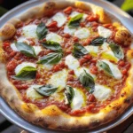 To make a classic Margherita pizza, you need simple, fresh ingredients. The core ingredients are: - 2 cups all-purpose flour - 1 packet (2 1/4 teaspoons) instant yeast - 1 teaspoon sugar - 1 teaspoon salt - 3/4 cup warm water (about 110°F) - 1 tablespoon extra virgin olive oil - 1 cup canned San Marzano tomatoes, crushed - 1 1/2 cups fresh mozzarella cheese, sliced - A handful of fresh basil leaves - Salt and pepper to taste - Extra virgin olive oil for drizzling These ingredients work together to create a delicious and authentic pizza. Using high-quality ingredients can elevate your pizza. Here are my top picks: - San Marzano tomatoes: These tomatoes are known for their sweet flavor and low acidity. - Fresh mozzarella: Look for buffalo mozzarella if possible. It has a rich taste and creamy texture. - Extra virgin olive oil: Choose a good quality oil for drizzling. It adds depth and flavor. - Fresh basil: Look for vibrant, green basil to enhance the pizza's aroma. Investing in these ingredients makes a big difference in taste. If you can’t find some ingredients, don’t worry! Here are some substitutes: - All-purpose flour: You can use bread flour for a chewier crust. - Instant yeast: Active dry yeast works well, but you may need to let it bloom first. - San Marzano tomatoes: Any quality canned tomatoes can work, but they should be crushed. - Fresh mozzarella: Use shredded mozzarella if fresh is not available, though it may melt differently. These substitutes ensure that you can still enjoy a homemade Margherita pizza, even if you lack some traditional items. To make the dough, start with a large bowl. Mix 2 cups of all-purpose flour, 2 1/4 teaspoons of instant yeast, 1 teaspoon of sugar, and 1 teaspoon of salt. Stir these dry ingredients together well. Next, pour in 3/4 cup of warm water and 1 tablespoon of extra virgin olive oil. Stir until the mixture forms a dough. Now, place the dough onto a floured surface. Knead it for about 5 to 7 minutes. This step helps the dough become smooth and elastic. When you finish kneading, shape the dough into a ball. Put it in a lightly oiled bowl and cover it with a damp cloth. Let it rise in a warm spot for 1 hour, or until it doubles in size. While the dough rises, prepare the toppings. Use 1 cup of canned San Marzano tomatoes. Crush them if they aren't already. This tomato sauce will add rich flavor. For cheese, slice 1 1/2 cups of fresh mozzarella cheese. Slice it thick enough to melt nicely. Gather a handful of fresh basil leaves. You can also keep salt and pepper nearby for extra taste. Once the dough has risen, preheat your oven to 475°F (245°C). If you have a pizza stone, put it in the oven to heat up. Punch down the dough gently to release air. Roll it out on a floured surface into a 12-inch round. Make sure the edges are a bit thicker for a crust. Now, place the rolled dough onto a parchment-lined baking sheet or a pizza peel. Spread the crushed tomatoes evenly over the dough, leaving a small edge. Sprinkle salt and pepper on top for flavor. Next, layer the sliced mozzarella evenly on the sauce. Carefully slide the pizza into the hot oven. Bake for 12 to 15 minutes, or until the crust is golden brown and the cheese is bubbly. Once done, take out the pizza and scatter fresh basil leaves on top. Drizzle a bit more olive oil to make it shine. Let it cool for a couple of minutes, then slice and enjoy your homemade Margherita pizza! For the full recipe, check the full recipe section. To get a great crust, start with high-quality flour. I like all-purpose flour for its balance. Mix your dry ingredients well. This helps the yeast activate properly. Knead the dough until it feels smooth and elastic. This step is key for the right texture. Let the dough rise in a warm spot. A warm kitchen works well. This helps it double in size. Preheat your oven to a high temperature, around 475°F. If you use a pizza stone, let it heat up too. This gives you a crispy base. For the best cheese melt, use fresh mozzarella. Slice it thinly and drain any excess water. This keeps your pizza from getting soggy. Spread the cheese evenly over the sauce. Make sure each piece melts nicely. Bake your pizza at high heat. This helps the cheese bubble and brown. If you want extra flavor, try mixing in some grated Parmesan cheese. This adds a lovely salty kick. To boost flavor, use quality San Marzano tomatoes. Crush them gently and season with salt and pepper. You can also add a pinch of sugar to balance acidity. Fresh basil is a must for classic taste. Scatter it on right after baking for a fresh touch. A drizzle of extra virgin olive oil adds richness. Try adding a sprinkle of chili flakes for some heat. You can also use a balsamic glaze for a sweet contrast. These small tweaks can elevate your pizza to new heights. {{image_4}} You can add fun flavors to your Margherita pizza. Try adding spicy pepperoni or sweet roasted red peppers. These toppings give a nice kick. You can also try fresh arugula after baking for a peppery touch. For a unique twist, swap mozzarella for burrata cheese. Burrata adds creaminess and richness that is just delightful. If you need a gluten-free option, you can still enjoy Margherita pizza. Use a gluten-free pizza dough mix found in stores. Many brands offer good alternatives. Just follow the package instructions. You can achieve a crispy crust that tastes amazing. Top it just like the classic version with tomatoes, mozzarella, and basil. For those who love veggies, adding fresh ingredients makes your pizza special. Try bell peppers, mushrooms, or zucchini. These add color and flavor. You can also sprinkle some olives for a briny taste. If you want more greens, fresh spinach works well too. Just remember to keep it light so the crust stays crispy. The Full Recipe offers all you need to get started. Enjoy making your Margherita pizza your own! After enjoying your Margherita pizza, you might have some left. To store it, let the pizza cool first. This step helps keep the crust crisp. Place the slices in an airtight container. If you don’t have one, wrap them in plastic wrap. Keep the container or wrapped pizza in the fridge. It will last about 3 days. Remember, the sooner you eat it, the better it tastes! When you are ready to enjoy your leftover pizza, reheating makes a difference. The oven is best for this task. Preheat your oven to 375°F (190°C). Place the pizza slices on a baking sheet. Heat for about 10 minutes. This method keeps the crust crispy. You can also use a skillet. Heat the skillet over medium heat. Add the pizza slice and cover it with a lid. Heat for about 5-8 minutes. This keeps the cheese melty and the crust nice. If you want to save your pizza for a long time, freezing is a great option. Wrap each slice tightly in plastic wrap. Then, place them in a freezer-safe bag or container. Make sure to remove as much air as possible. Label the bag with the date. Your pizza can stay in the freezer for up to 2 months. To eat later, thaw the slices in the fridge overnight. Then, reheat them in the oven or skillet, and enjoy! Margherita pizza is a simple, classic dish. It has a thin crust, fresh tomatoes, mozzarella cheese, and basil. This pizza honors Queen Margherita of Savoy. The colors of the toppings represent the Italian flag: red, white, and green. To make the dough rise faster, use warm water. Warm water should be about 110°F. Adding a bit of sugar helps too. Sugar feeds the yeast and speeds up the rise. Place the dough in a warm spot, like near a sunny window, to help it rise. Yes, you can use mozzarella cheese alternatives. Some great options include burrata or vegan cheese. Just make sure the cheese melts well. You want that nice, gooey texture for your pizza. Margherita pizza is best with simple toppings to keep it classic. Here are some options: - Fresh arugula - Sliced tomatoes - Prosciutto - Olives These toppings add flavor without overpowering the pizza. Homemade Margherita pizza often tastes fresher. You control the ingredients and make it your way. Restaurant pizza may use special ovens for a crispier crust. Still, with practice, your homemade pizza can rival any restaurant. Enjoy making it at home with the full recipe! Making Margherita pizza is simple yet rewarding. You learned about the right ingredients, how to prepare them, and baking techniques. We also explored tips for a great crust and creative variations, plus how to store leftovers. Homemade pizza not only tastes better, but it also lets you make it your way. With these steps and ideas, you can impress anyone with your pizza skills. Now it's time to roll up your sleeves and get cooking!