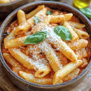 - Pasta choices: You can use penne or fusilli for this recipe. Both pasta types hold the sauce well. - Tomato base: Crushed tomatoes are key for a rich flavor. They create a nice, thick sauce. - Broth options: Vegetable broth adds depth to the dish. It enhances the overall taste. - Cream alternatives: You can use heavy cream for richness. Coconut cream works well for a dairy-free version. - Spice and seasoning components: Use dried oregano and dried basil for classic Italian flavors. Red pepper flakes add a spicy kick. Season with salt and black pepper to taste. This One Pot Creamy Tomato Pasta is simple and fun to make. You can find the full recipe at the end of this article. 1. Start with a large pot on medium heat. 2. Add a splash of olive oil. 3. Once hot, add the chopped onion. Sauté for 3-4 minutes until soft. 4. Next, add minced garlic and stir for 1 minute. It should smell great! 5. Now, pour in the crushed tomatoes and vegetable broth. 6. Add the uncooked pasta. Stir well to submerge it. 7. Sprinkle in the dried oregano, dried basil, and optional red pepper flakes. 8. Season with salt and pepper. 1. Bring the mixture to a boil. 2. Once boiling, reduce the heat to a gentle simmer. 3. Cover the pot and cook for 12-15 minutes. 4. Stir occasionally to stop sticking. Cook until the pasta is tender and al dente. 1. When the pasta is cooked, lower the heat. 2. Stir in the heavy cream or coconut cream. 3. Add the grated Parmesan cheese. Mix until the cheese melts. 4. Taste the sauce. Adjust salt and pepper to your liking. Serve in bowls with fresh basil on top. A sprinkle of Parmesan adds flair! Enjoy warm for the best taste. For the full recipe, check the details above. To get a creamy sauce, start with the right cream. Heavy cream gives richness. If you prefer a lighter option, use coconut cream. Stir in the cream at the end. This keeps the sauce smooth and thick. Blend well to mix in the cheese. To avoid the pasta sticking, stir often while cooking. This helps keep the pasta separate. Use a large pot with plenty of broth. It gives the pasta space to move. If you notice some sticking, add a splash of water or broth. This will loosen it up. For serving, place the creamy tomato pasta in nice bowls. Sprinkle fresh basil on top for color. A little extra Parmesan cheese adds a lovely touch. Drizzle a bit of olive oil for shine and flavor. Pair this dish with a crisp salad or garlic bread. A light white wine also works well. It balances the creaminess of the pasta. Enjoy this simple yet tasty delight with friends and family! For the full recipe, check out the details above. {{image_4}} To make this dish vegan, you can easily swap a few key ingredients. Instead of heavy cream, use coconut cream for a rich, creamy texture. For the cheese, opt for nutritional yeast to keep that savory flavor. You can also add extra veggies to boost nutrition. Spinach, bell peppers, or zucchini will work well. Toss these in when you add the crushed tomatoes. They bring color and taste to your pasta. Want to jazz up your dish? Try adding different herbs and spices. Fresh basil or parsley can add brightness. A dash of thyme or rosemary gives depth. If you love heat, mix in more red pepper flakes. For a spicy twist, consider a splash of hot sauce or diced jalapeños. These simple changes can turn a good dish into a great one. Enjoy experimenting with flavors! After you enjoy your One Pot Creamy Tomato Pasta, store leftovers in an airtight container. This keeps it fresh and tasty. Place the container in the fridge. It will last for about 3 to 5 days. To freeze, use freezer-safe bags or containers. Remove as much air as possible. This helps prevent freezer burn. You can freeze it for up to 3 months. When you want to enjoy your pasta again, reheat it gently. You can use the stove or microwave. If you use the stove, add a splash of water or broth. This keeps it moist. Heat on low and stir often. If you choose the microwave, cover it to trap steam. This helps the pasta warm evenly. Avoid common mistakes like reheating it too fast. This can make the pasta dry or tough. Always check the flavor and add a pinch of salt if needed. Enjoy those delicious bites! One Pot Creamy Tomato Pasta lasts about 3 to 4 days in the fridge. Store it in an airtight container. This helps keep the flavors fresh. When you are ready to eat, just reheat it gently. Yes, you can make One Pot Creamy Tomato Pasta ahead of time. Just prepare the dish and cool it down. Once cooled, put it in the fridge. This is great for meal prep or busy weeknights. You can serve a simple green salad with this pasta. Garlic bread pairs nicely too. For a heartier meal, add steamed vegetables. These sides balance the creaminess of the pasta and add more color to your plate. Absolutely! You can use whole wheat pasta for extra fiber. Gluten-free pasta is also a great option. Just keep an eye on the cooking time, as it might vary. Both options will taste delicious in this creamy dish. For the full recipe, check out the One Pot Creamy Tomato Pasta. In this blog post, we explored how to make a One Pot Creamy Tomato Pasta, from ingredients to tips for success. You learned about pasta choices, creamy bases, and the perfect cooking method. Don't forget the finishing touches that make this dish shine. Feel free to customize with different veggies or spices. Lastly, store any leftovers properly to enjoy later. Enjoy making this easy, tasty meal!