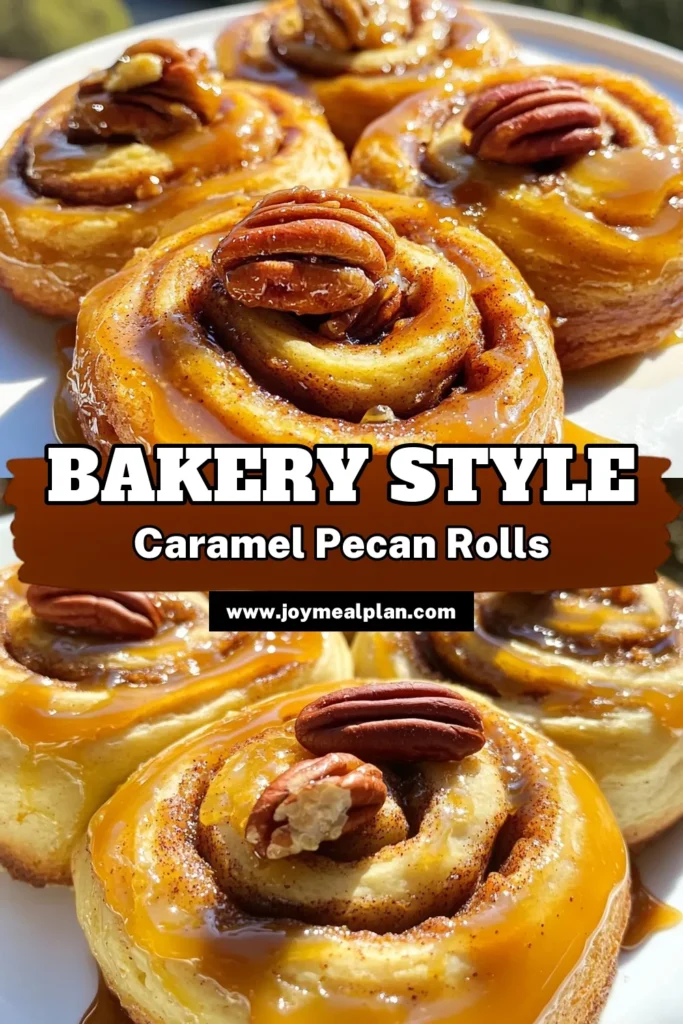 Indulge in the ultimate treat with these Bakery-Style Caramel Pecan Cinnamon Rolls! This easy recipe guides you through making a soft dough, a rich cinnamon filling, and a luscious caramel sauce that'll leave everyone craving more. Perfect for breakfast or dessert, these rolls are a crowd-pleaser. Click through to dive into the full recipe and discover how to create this deliciousness at home! #CinnamonRolls #BakingLove #DessertRecipes #SweetTreats
