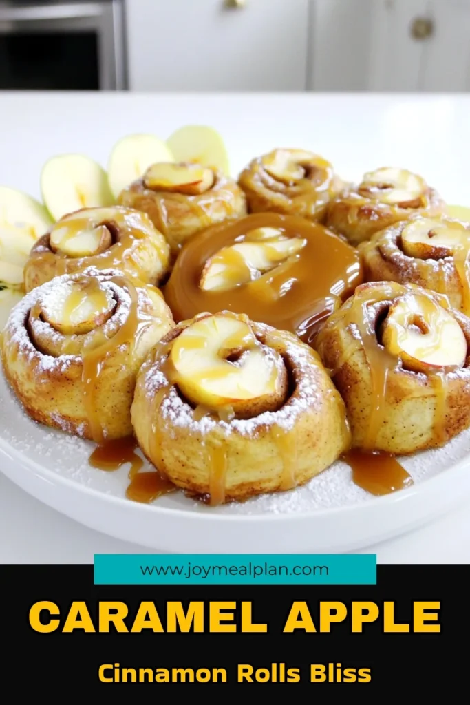 Indulge in the sweet comfort of homemade Apple Cinnamon Rolls with Caramel! This mouthwatering recipe combines fluffy dough with spiced apple filling and a decadent caramel drizzle, making it the perfect treat for any occasion. Easy to make and guaranteed to impress, these rolls are a delightful way to elevate your baking game. Click through to discover the full recipe and treat yourself today! #AppleCinnamonRolls #BakingJoy #DessertRecipes #FallBaking