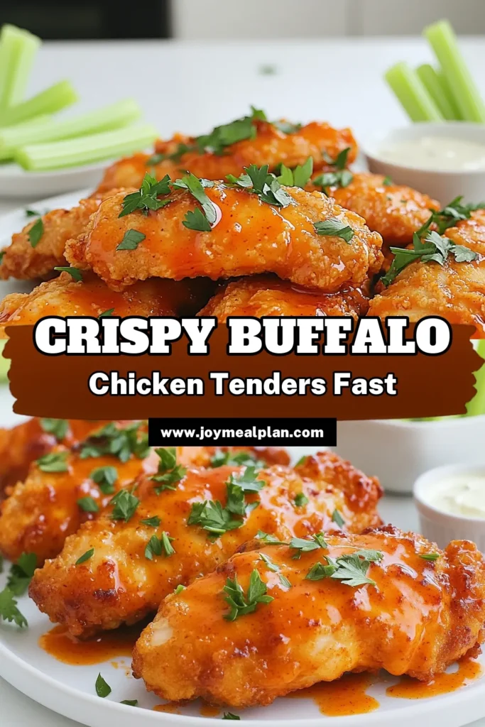 Get ready to spice up your dinner with these Buffalo Bliss Air Fryer Chicken Tenders! Juicy chicken tenderloins marinated in buttermilk and coated in a flavorful blend of spices create a crispy, mouthwatering delight. Perfect for a quick meal or game-day snack, these tenders are easy to make and absolutely delicious. Click to explore the full recipe and elevate your cooking tonight! #AirFryerRecipes #BuffaloChicken #EasyDinners #ChickenTenders