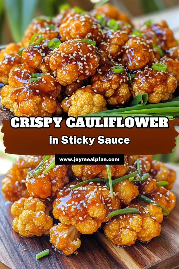 Discover the deliciousness of sticky sesame cauliflower with this easy recipe that will elevate your meals! Perfectly crispy cauliflower is coated in a mouthwatering sweet and savory sauce, making it a fantastic snack or side dish. In just 30 minutes, you can create this flavorful dish that everyone will love. Click through for step-by-step instructions and enjoy the ultimate comfort food experience!