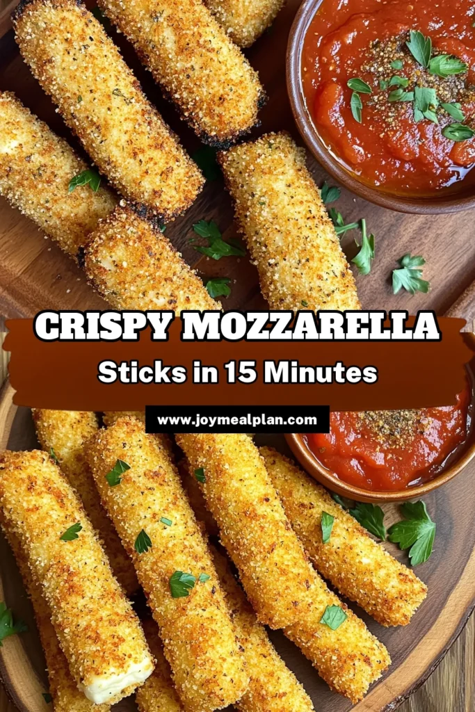 Get ready to indulge in crispy air fryer mozzarella sticks that are absolutely irresistible! This easy recipe shows you how to create perfectly gooey and crunchy cheese sticks in no time. With just a few simple ingredients, you can whip up a delicious snack that's perfect for sharing or enjoying solo. Click through to discover the full recipe and elevate your snack game today! #AirFryerRecipes #CrispySnacks #MozzarellaSticks #EasyAppetizers