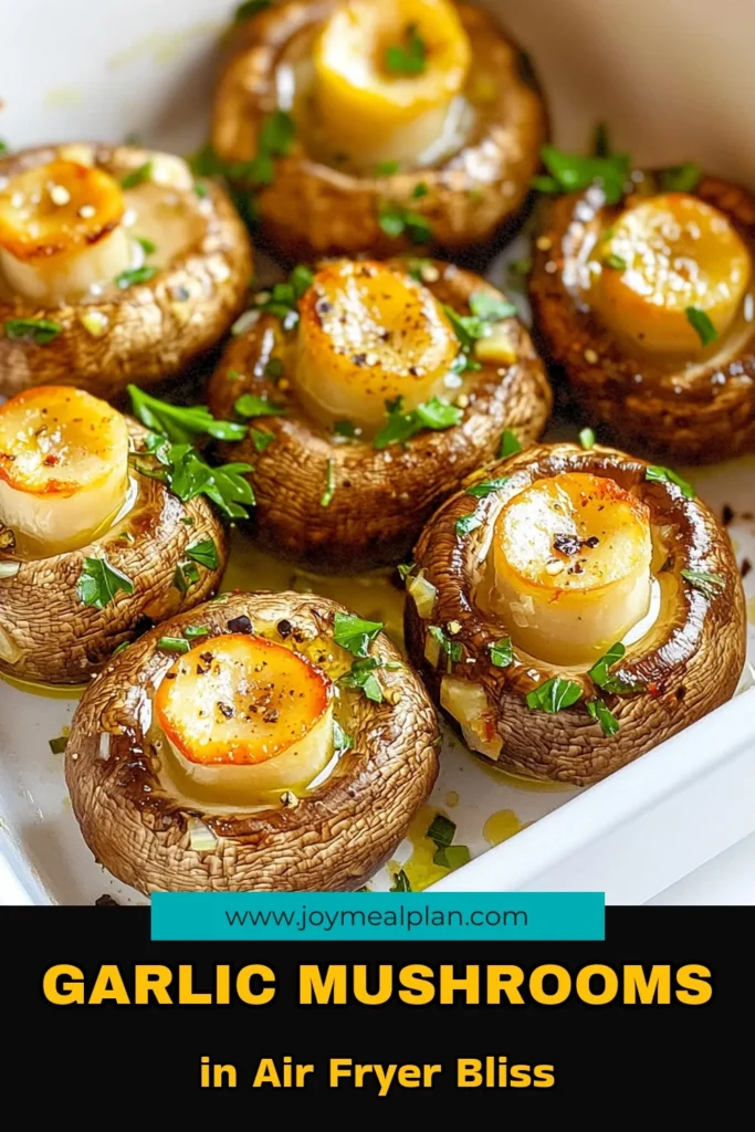 Indulge in the savory goodness of Air Fryer Garlic Mushrooms Delight! This simple recipe transforms fresh button mushrooms into a crispy, flavorful dish using just a handful of ingredients. Perfect as a side or a snack, it’s quick to prep and cook. Get ready to impress your taste buds—click through to explore this delightful recipe and elevate your air frying game! #AirFryerRecipes #GarlicMushrooms #HealthySnacks #QuickRecipes