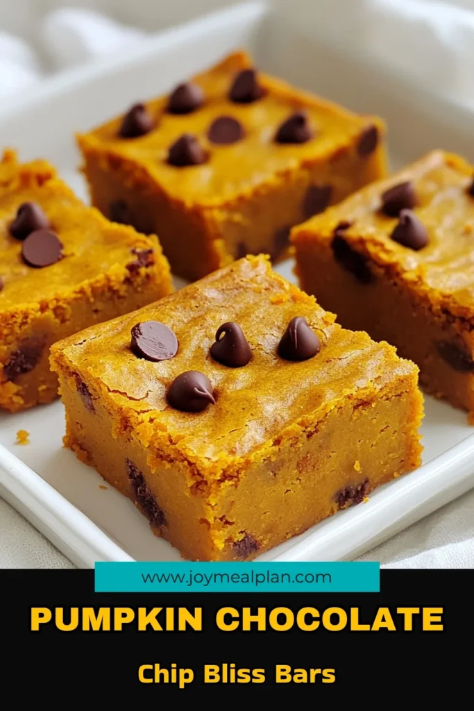 Indulge in the ultimate fall treat with these Pumpkin Chocolate Chip Blondies! Made with creamy pumpkin puree and rich chocolate chips, these delicious blondies mix the warmth of spices with sweet flavors. Perfect for your next dessert craving or cozy gathering, this recipe is easy to follow and guarantees delight in every bite. Click through to discover all the details and enjoy baking this seasonal favorite! #PumpkinBlondies #FallBaking #ChocolateDesserts #PumpkinRecipes