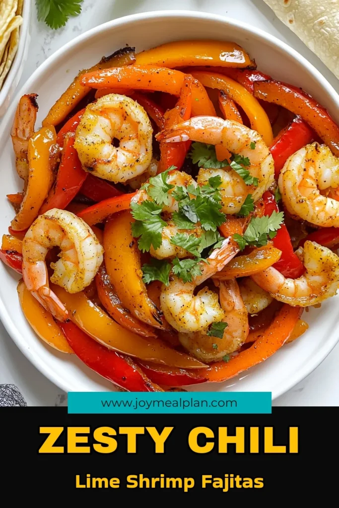 Discover the perfect Chili Lime Shrimp Fajitas recipe that will spice up your weeknight dinners! With succulent shrimp, vibrant bell peppers, and a zesty lime twist, this dish is easy to make and bursting with flavor. Ready in just 30 minutes, it's the ideal meal for any occasion. Click through for the full recipe and impress your family and friends tonight! #ChiliLimeShrimp #Fajitas #SeafoodRecipes #EasyDinnerIdeas