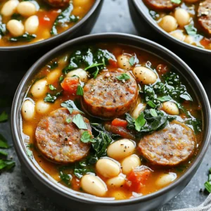 - 1 pound Italian sausage (or turkey sausage) - 1 can white beans (cannellini or great northern) - 1 cup diced tomatoes - Chopped onion - Minced garlic - Diced carrots and celery - Fresh spinach leaves - Dried thyme and oregano - Salt and pepper - Vegetable broth This dish starts with a rich base of sausage. I like to use Italian sausage for its bold flavor. Turkey sausage is a lighter choice but still tasty. Next, I add a can of white beans. Cannellini or great northern beans work best. They add creaminess and protein. For the next layer, I chop an onion and mince garlic. These aromatics bring depth to the stew. Diced carrots and celery add sweetness and crunch. Fresh spinach adds color and nutrition. I love tossing in a big handful near the end. Now, for seasoning, I use dried thyme and oregano. They give the stew a warm, herbal note. Don't forget salt and pepper! They enhance all the flavors. Finally, I pour in vegetable broth. This creates a flavorful liquid for the stew. With these ingredients, you're ready to make a hearty meal. Each one plays a role, making the dish rich and satisfying. Enjoy the process of cooking and the delightful smells in your kitchen! 1. Heat a skillet over medium heat. 2. Add the sliced sausage to the skillet. 3. Cook until browned on all sides. This step adds flavor. 4. If you skip browning, just add the sausage to the slow cooker. 5. Transfer the sausage to the slow cooker. 1. In the slow cooker, add the following: - 1 can of white beans, drained and rinsed - 1 cup of diced tomatoes - 1 large onion, chopped finely - 2 cloves of garlic, minced - 2 carrots, diced - 2 celery stalks, diced - 1 cup of vegetable broth - 1 teaspoon dried thyme - 1 teaspoon dried oregano - Salt and pepper to taste 2. Stir the mixture well. Make sure everything is mixed evenly. 1. Cover the slow cooker with its lid. 2. Set the temperature to low or high: - Low for 6 to 8 hours - High for 3 to 4 hours 3. Check for fork-tender vegetables. The flavors should blend well. 4. In the last 30 minutes, stir in 2 cups of fresh spinach leaves. 5. Adjust seasoning with salt and pepper before serving. - Adjusting seasonings to taste: After cooking, always taste your stew. You can add more salt or pepper if needed. Try adding a pinch of thyme or oregano for extra flavor. - Optional garnishes for presentation: Fresh parsley adds a nice touch. A sprinkle on top makes your stew look bright and fresh. You can also add a dash of black pepper for a bit of spice. - Avoiding overcooking: Cooking on low for 6 to 8 hours is best. This way, the flavors blend well without losing texture. If you are short on time, cooking on high for 3 to 4 hours works too. - Monitoring liquid levels: Check your stew midway. If it looks too thick, add a bit of broth or water. This keeps it nice and hearty without drying out. - Pairing with crusty bread: A slice of crusty bread is perfect. It soaks up the stew and adds a nice crunch. Serve it warm, and your meal will feel complete. - Enhancing with cheese or hot sauce: Top your stew with grated cheese for richness. A few drops of hot sauce can add heat if you like spice. Both options elevate the dish and make it even tastier. {{image_4}} You can switch up the protein in this stew. Try using chicken or turkey sausage for a lighter meal. Both options still give you that rich flavor without the extra fat. If you want a vegetarian twist, substitute the sausage with mushrooms or lentils. These options pack a punch in taste and add great texture. White beans are great, but don't stop there! You can explore other types of beans too. Kidney beans and pinto beans work well in this stew. They offer different flavors and textures, making the dish your own. Just rinse and drain them before adding to the slow cooker. Want to kick up the flavor? Add some spices like smoked paprika or crushed red pepper. If you enjoy heat, throw in some hot peppers. They will give your stew a nice kick. You can also add more veggies. Bell peppers or zucchini are perfect choices. They add color and nutrients, making your meal even better. To store your stew, let it cool first. Place it in a container with a tight lid. This keeps it fresh. You can refrigerate it for up to four days. If you want to save it longer, freezing is a great choice. To freeze the stew, use freezer-safe bags or containers. Make sure to leave some space for the stew to expand. This prevents the bags from bursting. It can stay frozen for up to three months. When you're ready to eat, thaw it overnight in the fridge. Reheat the stew on the stove over medium heat. Stir it often to warm it evenly. If it seems thick, add a splash of broth or water. Taste it before serving. You may want to add a bit more salt or pepper to boost the flavor. Enjoy your hearty meal! Yes, you can use fresh sausage. Fresh sausage will have a different taste and texture. If you use fresh, brown it first in a pan. This will give your stew a deeper flavor. If you skip browning, the stew will still be tasty, but the flavor will be milder. If you don’t have vegetable broth, use chicken stock. Water is also an option, but it may make your stew less rich. You can add extra spices to boost flavor when using water. Your stew is done when the veggies are fork-tender. This means they should be soft but not mushy. The sausage should be fully cooked and flavors should blend well. A good smell will tell you it’s ready! Yes, you can make this stew gluten-free! Just use gluten-free sausage. Check the broth label to ensure it is gluten-free too. This way, everyone can enjoy this hearty dish without any worries. This blog post covered a delicious slow cooker stew recipe. We explored key ingredients like sausage, beans, and veggies. I shared step-by-step instructions to simplify your cooking. Plus, you discovered tips for perfecting the dish and variations to fit your taste. Remember, adjusting seasonings and adding garnish can elevate your stew. Enjoy leftovers and learn the best ways to store and reheat them. With these insights, you can create a hearty meal everyone will love. Now, it’s time to gather your ingredients and start cooking!