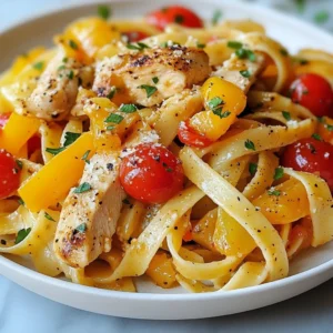 - 2 boneless, skinless chicken breasts, cut into strips - 2 tablespoons Cajun seasoning - 2 tablespoons olive oil - 1 bell pepper, sliced into thin strips - 3 cloves of garlic, minced - 8 ounces fettuccine or penne pasta - 1 cup heavy cream - 1 cup chicken broth - 1 cup cherry tomatoes, halved - 1 teaspoon smoked paprika - Fresh parsley, chopped for garnish - Grated Parmesan cheese for serving Cajun Chicken Pasta is full of flavor and easy to make. You need simple ingredients, and they all work well together. The chicken gives protein, while the pasta makes it hearty. Cajun seasoning adds a spicy kick that wakes up your taste buds. Olive oil helps cook the chicken until it’s golden brown. The bell pepper adds a nice crunch, and garlic brings a warm, rich flavor. Heavy cream and chicken broth create a creamy sauce that ties everything together. The cherry tomatoes add a fresh burst of sweetness. Lastly, sprinkle fresh parsley and Parmesan cheese for a beautiful finish. Gather these ingredients, and you are ready to create a delicious meal. This dish is perfect for a busy weeknight. It brings the taste of Louisiana to your kitchen in just 30 minutes! {{ingredient_image_2}} - Bring a large pot of salted water to a boil. - Add 8 ounces of fettuccine or penne pasta. - Cook the pasta until it is al dente, which means firm to the bite. - Once cooked, drain the pasta but save half a cup of the starchy water. - Take 2 boneless, skinless chicken breasts and cut them into strips. - In a bowl, season the chicken strips with 2 tablespoons of Cajun seasoning. - Make sure all pieces are coated well for the best flavor. - Heat 2 tablespoons of olive oil in a skillet over medium-high heat. - Sauté the chicken strips in the skillet until they are golden brown and cooked through. - In the same skillet, add 1 small diced onion, 1 sliced bell pepper, and 3 minced garlic cloves. - Cook these veggies until they soften and become fragrant, about 4 to 5 minutes. - Pour in 1 cup of chicken broth and 1 cup of heavy cream into the skillet. - Stir well to combine the ingredients. - Add 1 teaspoon of smoked paprika, salt, and pepper to taste. - Allow the sauce to simmer for about 3 to 4 minutes until it thickens. - Return the cooked chicken back into the skillet. - Add 1 cup of halved cherry tomatoes and mix everything well. - If the sauce is too thick, gradually stir in the reserved pasta water until it’s creamy. - Add the cooked pasta to the skillet. - Toss everything together to coat the pasta in the sauce. - Let it cook for another 2 minutes to meld the flavors beautifully. To make your Cajun chicken pasta burst with flavor, seasoning is key. Use two tablespoons of Cajun seasoning for each pound of chicken. This way, every bite will be packed with that bold, spicy taste. You can also mix the seasoning into the cream sauce for more depth. For cooking techniques, always sauté chicken in a hot skillet. This gives it a nice brown color. Cook chicken for about 5-7 minutes until it’s golden brown. Don’t overcrowd the pan. This lets each piece sear properly, sealing in juices and flavor. When serving, garnish each plate with fresh parsley. This bright green adds color and freshness. If you like cheese, sprinkle some grated Parmesan on top. It melts slightly and complements the creamy sauce. Pair this dish with a simple side salad or crusty bread. The salad adds crunch, while the bread soaks up any leftover sauce. A common mistake is overcooking the chicken. This can make it dry. Cook just until it’s no longer pink inside. Another mistake is not reserving pasta water. This starchy water helps adjust the sauce’s thickness. If your sauce is too thick, add a splash of pasta water. It will improve the texture and help the sauce cling to the pasta better. Pro Tips Season Your Pasta Water: Always make sure to season your boiling water with salt before adding the pasta. This enhances the flavor of the pasta itself. Let the Chicken Rest: After cooking the chicken, let it rest for a few minutes before slicing. This helps retain its juices, making it more tender and flavorful. Use Fresh Ingredients: Whenever possible, use fresh herbs and high-quality ingredients. Fresh parsley and ripe tomatoes can elevate the dish significantly. Adjust Spice Level: If you prefer a milder dish, reduce the amount of Cajun seasoning or add it gradually to find your ideal spice level. {{image_4}} To make this dish spicier, you can adjust the seasoning. Start with 2 tablespoons of Cajun seasoning. If you want more heat, add a pinch of cayenne pepper. You can also use hot sauce in the sauce for an extra kick. Just remember to taste as you go. This way, you’ll find the right level of spice for you. If you want a vegetarian version, you can skip the chicken. Try using mushrooms or tofu instead. Both options soak up flavors well. For mushrooms, slice them thick and sauté until golden. If using tofu, press it to remove extra moisture, then cube it. Season it with Cajun spices to give it that bold flavor. To make this dish creamier, you can switch out the heavy cream. Try using half-and-half or coconut cream for a twist. Both add richness without being too heavy. If you want a lighter option, use Greek yogurt. Just mix it in at the end to keep it from curdling. Adjust the seasoning to balance the flavors as needed. You can store leftovers in the fridge for up to three days. Make sure to let the pasta cool before putting it in a container. Use an airtight container to keep the flavors fresh. Label the container with the date so you remember when you made it. To freeze portions, split the pasta into smaller servings. Place each serving in a freezer-safe bag or container. Press out as much air as possible before sealing. This helps prevent freezer burn. You can freeze Cajun chicken pasta for up to three months. When you're ready to eat, take it out and thaw it in the fridge overnight. For reheating, put it in a pan over low heat. Add a splash of chicken broth to keep it creamy. Stir it well to combine all the flavors again. You can also microwave it in short bursts, stirring in between. Enjoy your meal just like the day you made it! If you don't have Cajun seasoning, you can make your own. Mix these spices: - 1 teaspoon paprika - 1 teaspoon onion powder - 1 teaspoon garlic powder - ½ teaspoon cayenne pepper - ½ teaspoon dried thyme - ½ teaspoon oregano - Salt and black pepper to taste You can also use Creole seasoning. It has similar spices and flavor. If you prefer milder flavor, cut back on the cayenne pepper. Yes, you can swap the pasta type. Here are some options: - Penne - Fusilli - Farfalle - Spaghetti Each type will change the texture a bit, but they will all taste great. Choose what you like best or what you have on hand. Cajun chicken pasta can be spicy, but you can adjust it. The heat comes from the Cajun seasoning. If you want less spice, use less seasoning. You can also add cream to tone down the heat. Taste as you cook, and adjust to your liking. Yes, you can prepare Cajun chicken pasta ahead. Cook the chicken and veggies, then store them in the fridge. Cook the pasta and sauce just before serving. This keeps everything fresh and tasty. If you want to make it even earlier, you can freeze the chicken and sauce. Just reheat and mix with the pasta when you’re ready to eat. This blog post guides you in making a tasty Cajun chicken pasta. You learned about the main and additional ingredients, along with step-by-step cooking instructions. We covered tips for flavor, serving ideas, and common mistakes to avoid. Variations allow you to choose a spicier or vegetarian option. Lastly, we provided storage tips for leftovers. With these insights, cooking this dish can be fun and rewarding. Enjoy creating your own Cajun chicken pasta masterpiece!