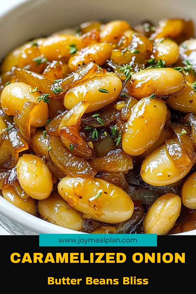 Indulge in this irresistible caramelized onion recipe featuring butter beans for a wholesome twist! This easy vegetarian recipe is perfect for healthy side dishes and elevates any meal. With the rich depth of balsamic vinegar, this butter beans dish is a flavorful addition to your table. Ready in just 30 minutes, it’s a must-try for busy weeknights. Save this recipe for your next cooking adventure! #VegetarianRecipes #HealthyEating #BalsamicVinegar #SideDishIdeas