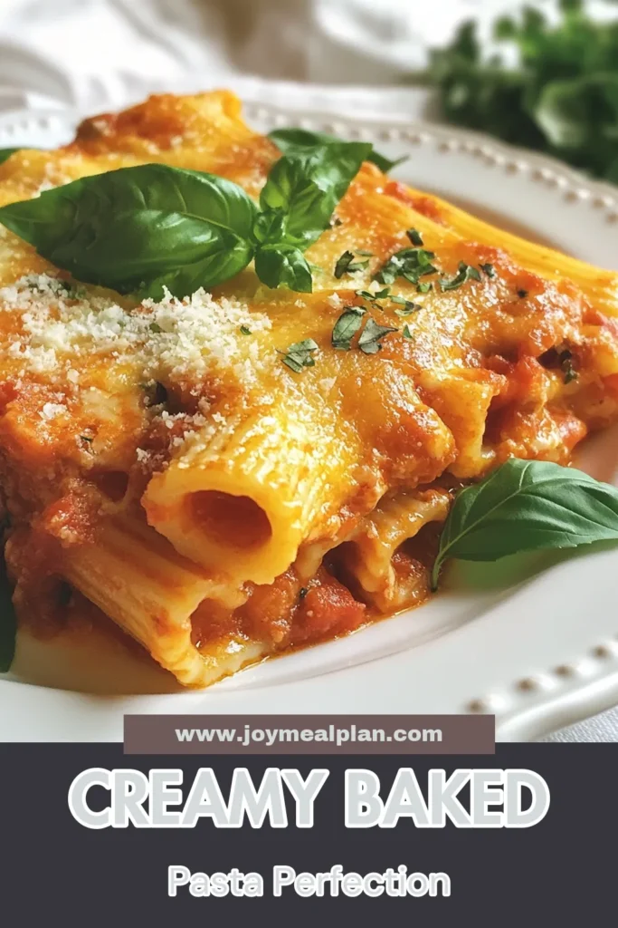 Discover the delightful Pasta alla Sorrentina recipe, a creamy tomato pasta dish that will impress your family and friends. This easy baked ziti recipe features ziti or penne tossed in a rich tomato sauce, layered with gooey mozzarella and topped with grated Parmesan for a perfect Italian pasta bake recipe. Ready in just 40 minutes, it’s a must-try! Save this recipe for your next dinner night! #PastaAllaSorrentina #BakedZiti #EasyPasta #ItalianRecipe