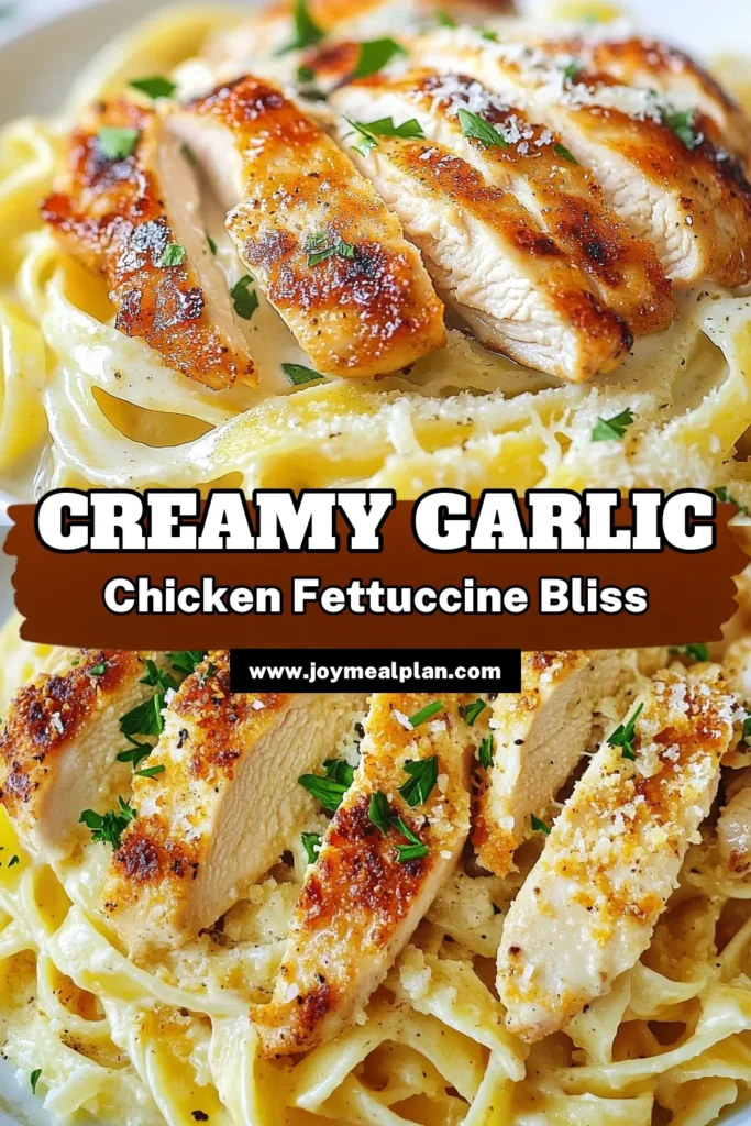 Indulge in this Creamy Garlic Parmesan Chicken and Fettuccine Pasta Recipe that's not only delicious but also easy to make! This one-pan chicken pasta features tender chicken tossed in a rich garlic parmesan sauce over fettuccine pasta. Perfect for a family dinner, it comes together in just 30 minutes. Don't miss out on trying this easy chicken fettuccine that will impress everyone! Save this recipe for your next meal! #ChickenPasta #Fettuccine #EasyDinner #GarlicParmesan