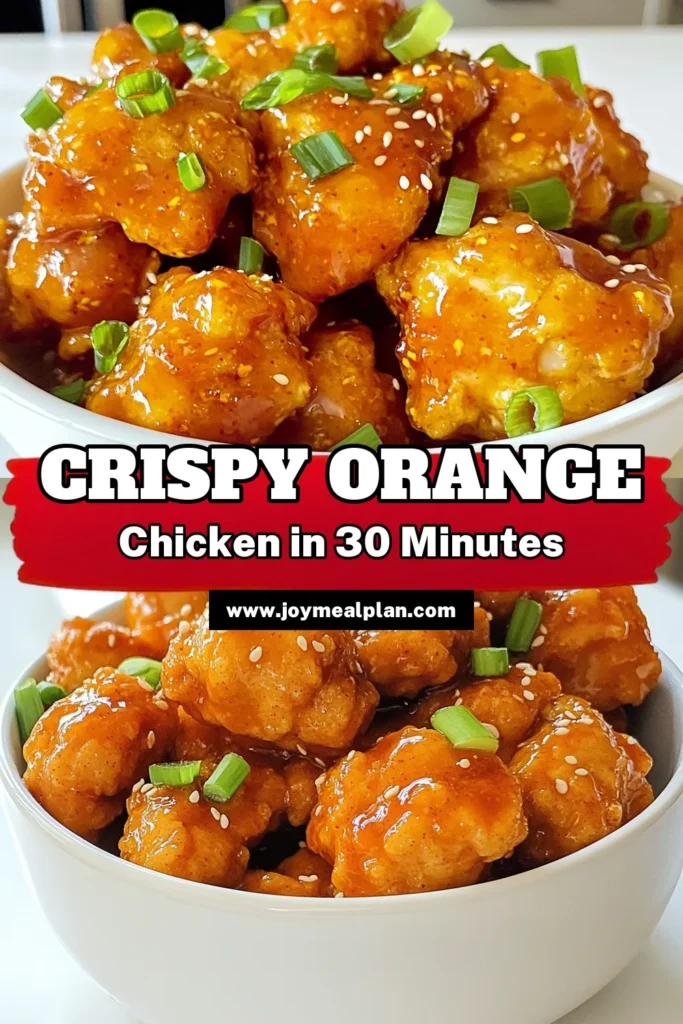 Indulge in delightful flavors with this Crispy Air Fryer Orange Chicken recipe! Perfectly breaded and air-fried to golden perfection, this dish features tender chicken tossed in a zesty orange sauce that will make your taste buds dance. It’s easy to prepare in just 30 minutes and serves four, making it ideal for family dinners. Click through for the full recipe and bring this delicious meal to your table tonight! #AirFryerRecipes #OrangeChicken #HealthyEating #QuickDinnerIdeas