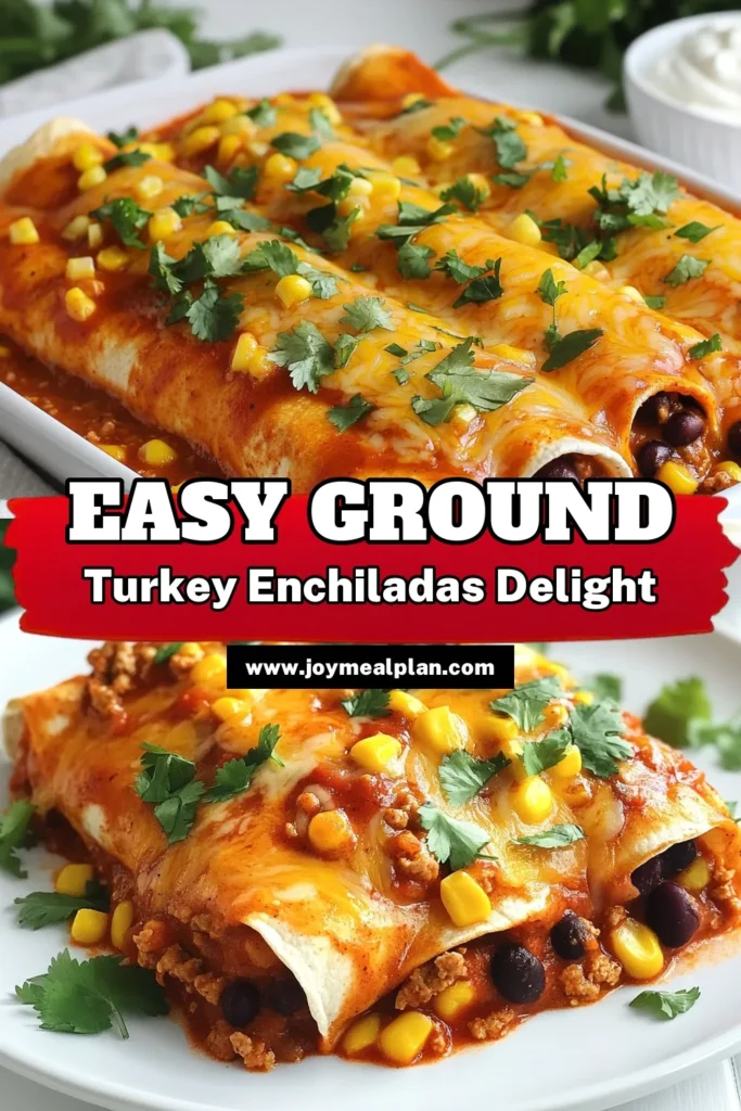 Discover the delightful taste of turkey black bean enchiladas with this easy enchilada recipe! Packed with healthy ingredients like ground turkey, black beans, and corn, these healthy turkey enchiladas are perfect for a nutritious dinner. Quick to make and bursting with flavor, they are a fantastic addition to your repertoire of Mexican black bean recipes. Save this recipe for a delicious family meal tonight! #HealthyRecipes #MexicanFood #EasyCooking #DinnerIdeas