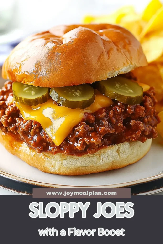 Looking for a delicious and simple dinner idea? Try this easy Sloppy Joes recipe! These homemade Sloppy Joes are made with ground beef, fresh veggies, and a spicy twist that will delight your taste buds. Perfect for busy weeknights, this ground beef sandwich recipe is sure to please the whole family. Don’t forget to customize with your favorite toppings! Save this spicy Sloppy Joes recipe for your next meal! #SloppyJoes #HomemadeSloppyJoes #EasyDinner #GroundBeefRecipe