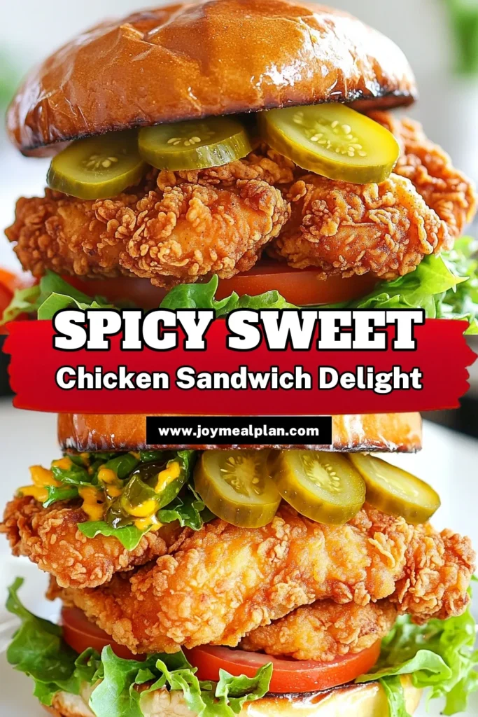 Indulge in the ultimate comfort food with this Jalapeño Honey Fried Chicken Sandwich! Our Fried Chicken Sandwich Recipe features crispy chicken thighs marinated in buttermilk and coated in flavorful spices. Drizzled with a unique Honey Jalapeño Sauce, this spicy chicken sandwich will elevate your dining experience. Perfect for lunch or dinner, this recipe is a must-try! Get the full recipe today and savor a delicious crispy chicken sandwich. #FriedChicken #SpicySandwich #CookingAtHome #ComfortFood