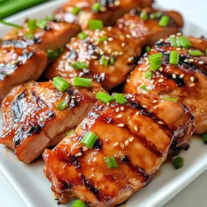 - 4 boneless chicken thighs: These are juicy and tender, perfect for soaking up flavors. - 2 tablespoons soy sauce: This adds saltiness and umami to the dish. - 2 tablespoons hoisin sauce: Hoisin gives a sweet and tangy flavor, enhancing the glaze. - 1 tablespoon oyster sauce: You can swap this for mushroom sauce for a vegetarian option. - 1 tablespoon honey: Honey adds sweetness and helps with stickiness when cooked. - 1 tablespoon brown sugar: This deepens the sweetness and gives a rich color. - 1 teaspoon five-spice powder: This blend brings warm, aromatic notes to the chicken. - 2 cloves garlic, minced: Garlic adds a fragrant kick to the marinade. - 1 tablespoon ginger, minced: Ginger offers a fresh, zesty flavor that brightens the dish. - 1 tablespoon sesame oil: This adds a nutty aroma and richness to the chicken. - 2 green onions, sliced: These are used as a garnish, adding color and a mild onion flavor. - Sesame seeds: A sprinkle of these seeds gives a nice crunch and extra flavor. If you're vegetarian, use mushroom sauce instead of oyster sauce. You can also use chicken breasts if you prefer, but thighs work best for flavor. Marinade ingredients are key to making the chicken flavorful. The mix of sweet, salty, and umami flavors meld together. Marinating time is crucial; longer marination means deeper flavor. A few hours or overnight in the fridge works best. {{ingredient_image_2}} To start, grab a large mixing bowl. Add these ingredients: - 2 tablespoons soy sauce - 2 tablespoons hoisin sauce - 1 tablespoon oyster sauce (or mushroom sauce) - 1 tablespoon honey - 1 tablespoon brown sugar - 1 teaspoon five-spice powder - 2 cloves garlic, minced - 1 tablespoon ginger, minced - 1 tablespoon sesame oil Now, whisk them all together. You want a smooth marinade. Mix until there are no lumps. This step helps blend the flavors well, making your chicken super tasty. Next, take your 4 boneless chicken thighs. Place them in the bowl with the marinade. Make sure each piece gets a nice coating. I like to use my hands to rub the marinade in. Cover the bowl tightly with plastic wrap. Place it in the fridge. Marinate for at least 1 hour. If you can wait, marinate overnight. This deepens the flavor and makes the chicken juicy. Before you cook, preheat your grill or oven to 400°F (200°C). This ensures even cooking. If you’re grilling, remove the chicken from the marinade. Set the marinade aside for basting. Grill the chicken for about 6-7 minutes on each side. Baste with the reserved marinade every few minutes. This adds flavor and creates a sticky glaze. For oven roasting, line a baking tray with parchment paper. Place the chicken on it. Roast for 25-30 minutes. Flip the chicken halfway through and baste again. You want a rich, sticky coating. Once finished, let the chicken rest for 5 minutes. This helps the juices stay inside. After resting, slice the chicken into strips. Serve it on a platter, garnished with sliced green onions and sesame seeds for added crunch. To get that perfect sticky glaze on your chicken, use the marinade wisely. A thicker marinade helps it cling better. Make sure to baste the chicken while it cooks. This adds layers of flavor and keeps it moist. After cooking, let the chicken rest for about five minutes. This helps the juices stay inside, making each bite more juicy and flavorful. A common mistake is overcooking the chicken. This makes it dry, which is not what you want. Aim for juicy, tender chicken by cooking just until it’s done. Undercooking is also a problem. Always check the chicken’s internal temperature. It should reach 165°F (75°C). Using the right type of chicken thighs is crucial. Boneless thighs work best for this recipe. They stay tender and soak up the flavors. Avoid using chicken breasts, as they can dry out easily. For sides, steamed rice or stir-fried veggies pair well with Sticky Char Siu Chicken. They add color and balance to your meal. You can also add lime wedges for a zesty kick. When presenting, slice the chicken into strips. Arrange them on a nice platter. Garnish with sliced green onions and sesame seeds. This adds a nice crunch and makes the dish look inviting. Pro Tips Marinate Longer for Deeper Flavor: For the best flavor, marinate the chicken thighs overnight. This allows the spices and sauces to penetrate the meat, resulting in a more flavorful dish. Monitor Grill Temperature: Ensure your grill is properly preheated before placing the chicken on it. This helps achieve that perfect sear and keeps the chicken juicy inside. Baste Regularly: While grilling or roasting, baste the chicken with the reserved marinade every few minutes. This enhances the flavor and creates a sticky, caramelized glaze. Let It Rest: After cooking, allow the chicken to rest for at least 5 minutes. This helps the juices redistribute, ensuring each bite is moist and flavorful. {{image_4}} To make a Sticky Char Siu that is vegetarian, use mushroom sauce instead of oyster sauce. This sauce adds a rich, umami flavor that mimics the traditional taste. Here’s how to do it: - Ingredients for Marinade: - 2 tablespoons soy sauce - 2 tablespoons hoisin sauce - 1 tablespoon mushroom sauce - 1 tablespoon honey - 1 tablespoon brown sugar - 1 teaspoon five-spice powder - 2 cloves garlic, minced - 1 tablespoon ginger, minced - 1 tablespoon sesame oil You can use proteins like tofu, tempeh, or seitan as substitutes for chicken. These options soak up the marinade well, giving you that same sticky, sweet flavor. To make your Sticky Char Siu Chicken even better, consider adding spices or sauces. You might try: - Spices: Add chili flakes for heat or smoked paprika for a smoky taste. - Sauces: A dash of sriracha or sesame sauce can elevate the dish. You can also cook with toppings or garnishes like: - Fresh herbs: Cilantro or basil can add freshness. - Fruits: Grilled pineapple or mango can bring a sweet twist. These enhancements make your dish unique and tailored to your taste! To keep your Sticky Char Siu Chicken fresh, follow these tips: - Refrigeration: Place leftovers in an airtight container. Store in the fridge for up to 3 days. This keeps the chicken moist and flavorful. - Freezing: For longer storage, wrap chicken pieces tightly in plastic wrap, then in foil. Place in a freezer bag. It can last up to 3 months in the freezer. Be sure to label the bag with the date. When you’re ready to enjoy your leftovers, here’s how to reheat them: - Oven Method: Preheat your oven to 350°F (175°C). Place chicken on a baking sheet and cover it with foil. Heat for about 15-20 minutes. This keeps the chicken juicy. - Microwave Method: Place chicken on a microwave-safe plate. Cover it with a damp paper towel. Heat in 30-second intervals until warm. Stir the chicken to keep it from drying out. Adjust cooking times based on the amount of chicken you are reheating. Enjoy your tasty meal! Char Siu Chicken is a popular dish from China. The name means "fork roasted." Traditionally, chefs marinate pork in a sweet sauce and roast it. This dish is famous for its rich flavor and sticky glaze. People love it for its sweet and savory taste. Now, we use chicken, which is just as delicious. Char Siu Chicken is often served at special events or family meals. Yes, you can use chicken breast. However, chicken thighs have more fat, which makes them juicier. Chicken breasts may dry out faster while cooking. If you use breasts, watch the cooking time closely. Thighs also absorb the marinade better, giving a deeper flavor. Choose thighs for the best taste and texture. Marinating the chicken for at least one hour is great. This lets the flavors soak in. For even better taste, marinate overnight. Longer marination helps break down the meat, making it tender and flavorful. Just don’t marinate for too long, or the chicken could get mushy. Sticky Char Siu Chicken pairs well with many sides. Steamed rice is a classic choice. It balances the sweet flavors of the chicken. Stir-fried vegetables add color and nutrients. You can also serve it with a fresh salad. For extra zest, add lime wedges on the side. This makes for a tasty and complete dinner. In this blog post, we explored how to make Sticky Char Siu Chicken from scratch. We discussed the essential fresh ingredients and marination methods that boost flavor. I shared step-by-step instructions for grilling and roasting chicken, plus tips for avoiding common mistakes. Don’t forget about our variations, like a vegetarian option and flavor enhancements. Proper storage and reheating methods help keep your meal delicious. With these insights, you can create a dish that impresses everyone at your table. Enjoy your cooking adventure!