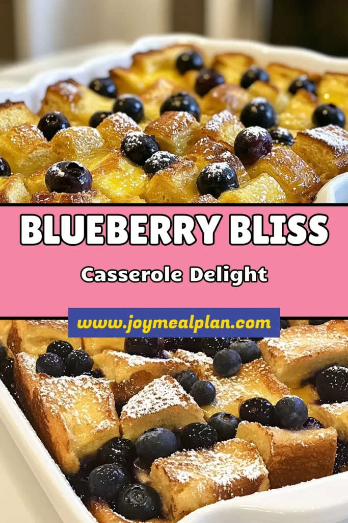Indulge in this delightful Blueberry French Toast Casserole, a perfect Brioche Breakfast Casserole that transforms breakfast into a feast. This Easy Blueberry Casserole Recipe is ideal for busy mornings or special occasions. Just prep the Overnight French Toast Bake the night before, and bake while you enjoy your coffee! Drizzle with maple syrup for an irresistible touch. Try this recipe today! #BlueberryFrenchToast #BriocheBreakfast #EasyBlueberryCasserole #MapleSyrupRecipe