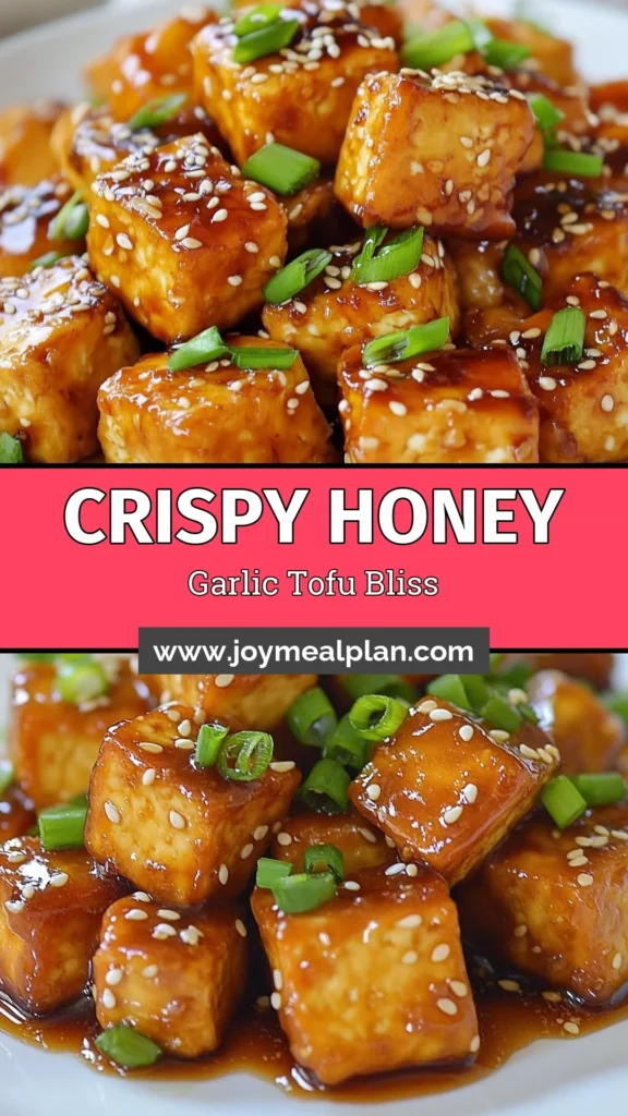 Discover the ultimate Crispy Honey Garlic Tofu recipe that’s perfect for any meal! This easy tofu dish features fried tofu with honey and garlic, making it a delicious vegan option everyone will love. In just 30 minutes, you can whip up this flavorful Honey Garlic Tofu dish that's crispy on the outside and tender on the inside. Save this recipe for a crunchy plant-based delight! #VeganRecipes #TofuLove #EasyCooking #Foodie