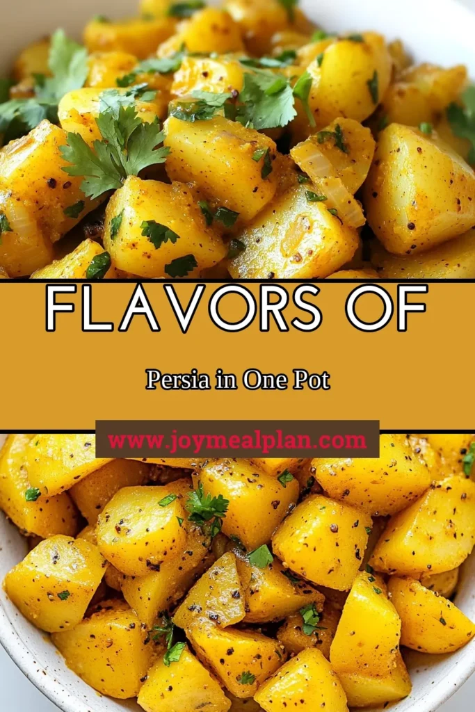 Discover the flavors of comfort with this Persian Dopiazeh recipe! This vegetarian potato curry features caramelized onions and a blend of spices, making it a delightful addition to your easy vegan recipes. Perfect for weeknight dinners, this Persian comfort food warms the soul. Get ready to cook up a delicious meal that’s both satisfying and nutritious. Don't forget to save this recipe for later! #PersianCuisine #VeganRecipes #ComfortFood #VegetarianCooking