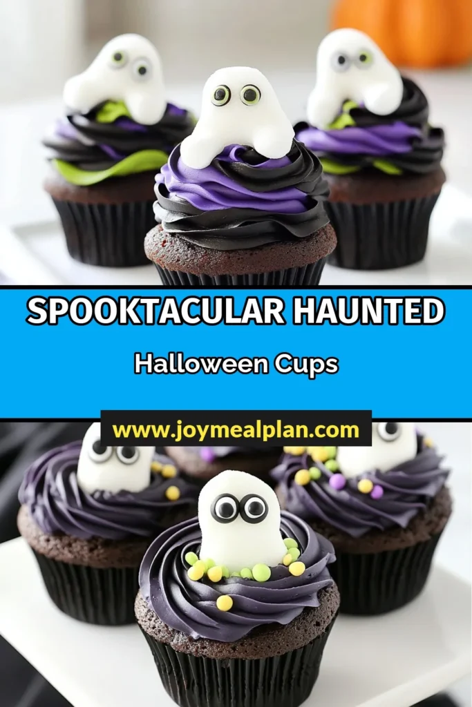 Get ready for a frightfully delicious treat with these Haunted Halloween Cupcakes! This Halloween cupcake recipe is perfect for your spooky celebrations, featuring rich chocolate cupcakes adorned with edible googly eyes and ghostly mini marshmallows. These festive Halloween treats are sure to impress your guests and delight kids. Make your next Halloween gathering unforgettable with these fun and easy spooky cupcakes! Try the recipe now! #HauntedHalloweenCupcakes #HalloweenCupcakeRecipe #SpookyCupcakes #FestiveHalloweenTreats