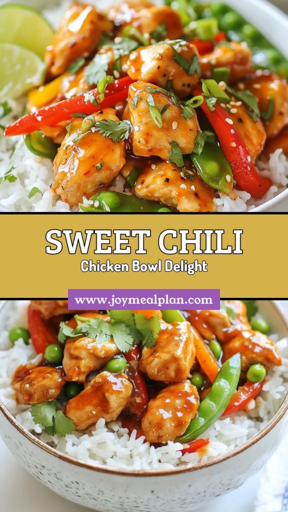 Indulge in these delicious Sweet Chili Chicken Bowls with Coconut Lime! This Coconut Lime Chicken Recipe is a perfect blend of savory and sweet, served over jasmine rice bowls for a delightful meal. Discover easy chicken dinner ideas that are not only tasty but also healthy and Asian inspired. Enjoy a flavorful dinner that the whole family will love. Save this recipe for your next meal! #SweetChiliChickenBowls #CoconutLime #EasyDinnerIdeas #HealthyRecipes