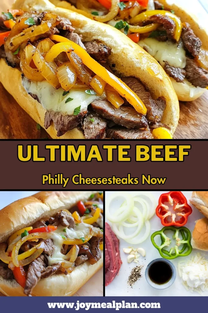 Discover the ultimate beef philly cheesesteak recipe that brings the taste of this classic sandwich to your kitchen! Learn how to make Philly cheesesteaks at home with mouthwatering slices of beef sirloin, sautéed veggies, and melted provolone cheese. This savory beef sandwich is perfect for any occasion. Don't miss out on this delicious homemade cheesesteak—save this recipe now! #BeefPhillyCheesesteak #HomemadeCheesesteak #SavorySandwich #ProvoloneCheesesteak