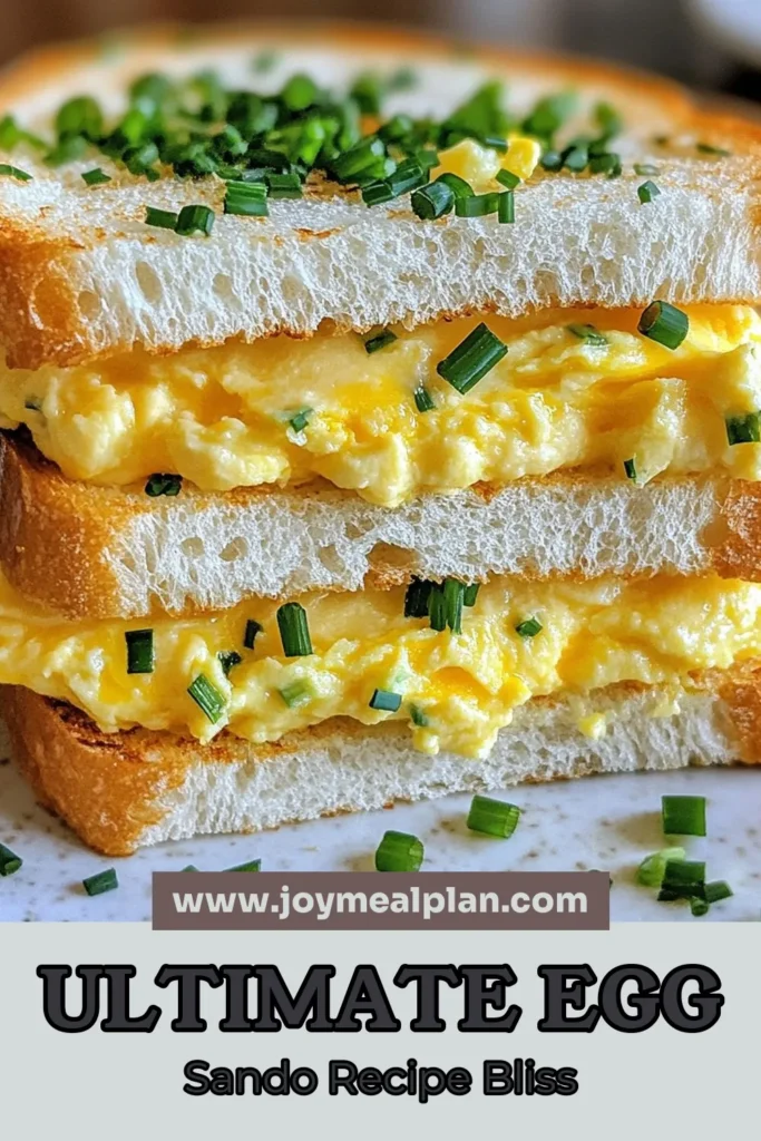 Discover the delicious world of Japanese cuisine with this easy Tamago Sando recipe! This creamy egg salad sandwich is a delightful meal perfect for any time of the day. Made with simple ingredients like soft white bread and Japanese mayo, you're just steps away from a homemade Tamago Sando that will impress everyone. Try it today and elevate your lunch game! Save this recipe for later! #TamagoSando #JapaneseEggSandwich #CreamyEggSalad #EasyRecipes