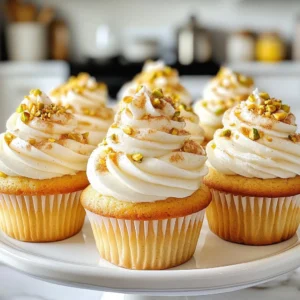 - 1 ½ cups all-purpose flour - 1 teaspoon baking powder - ½ teaspoon baking soda - ½ teaspoon salt - 1 teaspoon ground cinnamon - ½ teaspoon ground ginger - ½ teaspoon ground cardamom - ¼ teaspoon ground cloves In this recipe, the dry ingredients are the base of the cupcakes. The flour gives the cupcakes structure. Baking powder and baking soda help them rise. Salt enhances the other flavors. The spices create that warm chai taste. - ½ cup unsalted butter, softened - 1 cup granulated sugar - 2 large eggs - 1 teaspoon pure vanilla extract - ½ cup brewed chai tea - ½ cup milk or alternatives The wet ingredients add moisture and flavor. Softened butter makes the cupcakes rich. Sugar sweetens and helps with texture. Eggs bind the mix together. Vanilla adds a nice aroma. Brewed chai tea is key for that spiced flavor. Milk keeps the batter smooth. - Crushed pistachios - Sprinkle of cinnamon Toppings can elevate your cupcakes. Crushed pistachios give a nice crunch. A sprinkle of cinnamon adds a touch of spice and beauty. You can get creative based on your taste! {{ingredient_image_2}} Start by preheating your oven to 350°F (175°C). This temperature is perfect for baking cupcakes. While the oven warms up, line a standard cupcake pan with cupcake liners. This step makes for easy removal after baking. In a medium bowl, sift together the all-purpose flour, baking powder, baking soda, salt, and spices. The spices include ground cinnamon, ginger, cardamom, and cloves. Sifting helps combine them well and adds air, making your cupcakes light. Next, take a large mixing bowl. Use an electric mixer to blend the softened butter and granulated sugar together. Beat on medium-high speed until the mixture is light and fluffy, which usually takes about 3-4 minutes. This step creates a nice base for your cupcakes. Add the large eggs to the creamed mixture, one at a time. Make sure to mix thoroughly after each addition. Following the eggs, add in the pure vanilla extract. Blend well until everything is fully combined. This adds moisture and flavor to your batter. Now it’s time to mix the wet and dry ingredients. Gradually add the dry mixture into the wet mixture. Alternate this with the cooled chai tea and milk, starting and ending with the dry ingredients. Mix gently until everything is just combined. Be careful not to overmix, or your cupcakes may turn out dense. Spoon the batter into your prepared cupcake liners. Fill each liner about two-thirds full to allow room for rising. Place the cupcake pan in the preheated oven and bake for 18-20 minutes. To check for doneness, insert a toothpick into the center of one cupcake. If it comes out clean, they are ready! Once baked, remove the pan from the oven and let the cupcakes cool in the pan for about 5 minutes. After that, gently transfer them to a wire rack to cool completely. This cooling step is crucial for the best texture. To get the best texture, start with room temperature butter and eggs. This helps them mix better. When you cream the butter and sugar, beat until it's fluffy. This step adds air, making the cupcakes light. Be careful not to overmix the batter. Mix just until you see no dry flour. Overmixing can make the cupcakes dense. Use the toothpick method to check if your cupcakes are done. Insert a toothpick into the center of one cupcake. If it comes out clean, they are ready. If there’s wet batter on the toothpick, bake a few more minutes. This simple test ensures your cupcakes are perfectly baked. When it comes to frosting, let your cupcakes cool completely first. Warm cupcakes can melt the frosting. Use a piping bag for a neat finish. Start from the center and swirl outward. Add crushed pistachios and a sprinkle of cinnamon for a touch of flair. This not only looks good but adds extra flavor. Pro Tips Use Fresh Chai Tea: For the best flavor, use freshly brewed chai tea instead of pre-packaged tea. This enhances the spices and gives a richer taste to your cupcakes. Don’t Overmix: When combining wet and dry ingredients, mix just until incorporated. Overmixing can lead to dense cupcakes instead of light and fluffy ones. Room Temperature Ingredients: Ensure your eggs and butter are at room temperature. This helps in achieving a smooth batter and better rise while baking. Cool Completely Before Frosting: Allow your cupcakes to cool completely before adding frosting. This prevents the frosting from melting and ensures a beautiful finish. {{image_4}} You can add fun flavors to your spiced chai latte cupcakes. One great idea is to mix in chocolate. The rich taste of chocolate pairs well with the chai spices. Just add a half cup of cocoa powder to the dry ingredients. This twist makes your cupcakes extra special. Another fun flavor is citrus. Try adding orange zest to the batter. It brings a bright, fresh taste. Use the zest from one orange for a nice balance with the chai spices. Your cupcakes will have a lovely, zesty kick. Making these cupcakes to fit your diet is easy. For a gluten-free option, you can swap the all-purpose flour for a gluten-free blend. Make sure it has a one-to-one ratio. This change keeps the texture light and fluffy. If you want a vegan version, substitute the eggs with flax eggs. Just mix one tablespoon of flaxseed meal with three tablespoons of water. Let it sit for a few minutes to thicken. Also, use a dairy-free milk, like almond or oat milk. These swaps keep the chai flavor while making it vegan-friendly. Pair your cupcakes with drinks for a fun treat. A hot cup of chai tea or coffee works well. The warm drink enhances the cupcake flavor. For presentation, arrange the cupcakes on a beautiful platter. Add a few whole spices or orange slices around them. This makes your dessert table look inviting and colorful. You can also use pretty cupcake liners to match your theme. These small touches will impress your guests. To keep your spiced chai latte cupcakes fresh, use airtight containers. These help seal in moisture and flavor. Place the cooled cupcakes in the container. If you have frosting, store it separately to avoid sogginess. This simple step keeps your treats soft and tasty. For longer storage, refrigerate your cupcakes. Place them in an airtight container first. This keeps them fresh for up to a week. If you want to freeze them, wrap each cupcake in plastic wrap. Then, place them in a freezer bag. They can last up to three months in the freezer. When you're ready to eat, let them thaw overnight in the fridge. To warm your cupcakes, use the microwave. Heat them for 10-15 seconds. Check if they're warm enough. If you want a crisp top, use an oven. Heat your oven to 350°F (175°C) and place the cupcakes inside for about 5 minutes. This way, they stay moist without drying out. Enjoy your delicious cupcakes! Spiced chai latte cupcakes stand out due to their rich flavor. I infuse warm chai spices into a basic cupcake recipe. The blend of cinnamon, ginger, cardamom, and cloves creates a cozy taste. This combination makes every bite feel like a warm hug. You get the comfort of chai in a delightful cupcake form. It’s a perfect treat for chai lovers. Yes, you can use homemade chai tea! Making your chai allows for a personal touch. You can adjust the spice levels to your liking. Homemade tea often has a fresher taste. It can elevate the flavor of your cupcakes. Just make sure to let it cool before adding it to the batter. This step keeps your cupcakes light and fluffy. To check if your cupcakes are done, use the toothpick test. Insert a toothpick into the center of a cupcake. If it comes out clean or with a few crumbs, they are ready. If it’s wet, they need more time. Typically, these cupcakes take around 18 to 20 minutes. Keep an eye on them toward the end of baking. I recommend cream cheese frosting or vanilla bean frosting. These flavors complement the chai spices well. Cream cheese adds a tangy note that balances sweetness. Vanilla bean brings out the warmth of the spices. You can also experiment with buttercream if you prefer. Top with crushed pistachios and a sprinkle of cinnamon for flair! In this article, we explored how to make delicious spiced chai latte cupcakes. We covered ingredients, step-by-step baking instructions, and tips for perfect texture. You can even try fun flavor twists and modifications to suit your diet. Remember to store your cupcakes properly to keep them fresh. Now, you’re ready to bake and enjoy this unique treat. Trust me, these cupcakes will delight your taste buds and impress your friends!