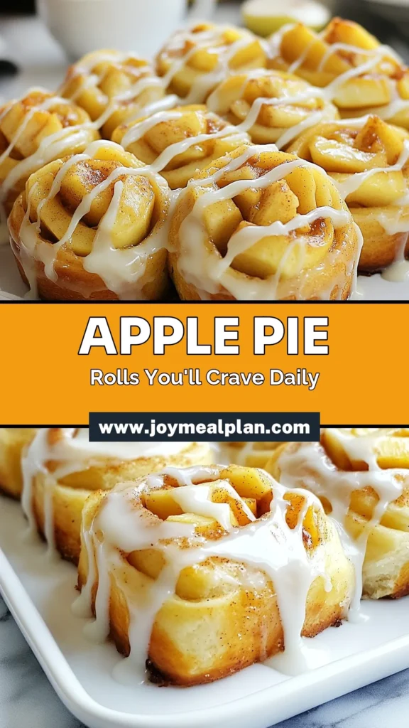 Indulge in delicious Apple Pie Cinnamon Rolls, the perfect blend of sweet and spicy! This homemade cinnamon roll recipe transforms your favorite easy apple dessert into a baked apple treat that everyone will love. From kneading the dough to drizzling the creamy glaze, these rolls are a delightful way to enjoy the taste of apple pie in a fun format. Save this recipe for your next brunch! #ApplePieCinnamonRolls #EasyAppleDessert #CinnamonRollRecipe #BakedAppleTreats