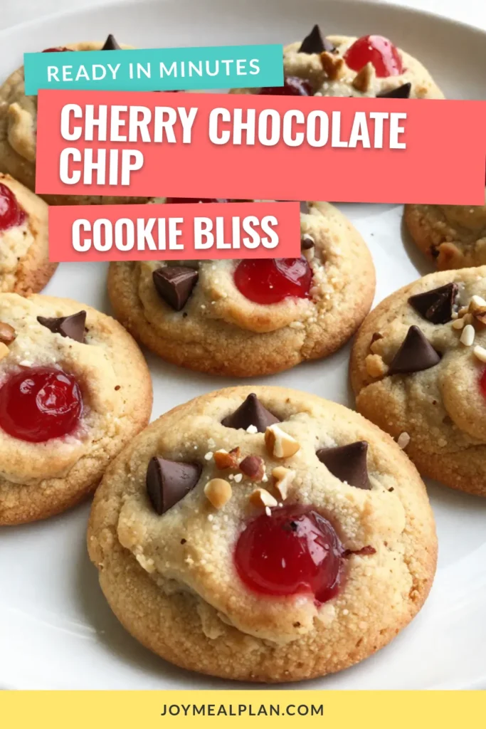 Indulge in these delightful maraschino cherry cookies! This easy chocolate chip cookies recipe features chopped maraschino cherries blended with semi-sweet chocolate chips for a delicious twist on classic cherry chocolate chip cookies. Perfect for any occasion, these homemade maraschino cherry cookies are sure to impress. Bake a batch today and enjoy a sweet treat! #MaraschinoCherryCookies #ChocolateChipCookiesRecipe #CherryChocolateChipCookies #EasyCookieRecipes