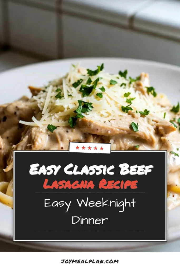 Indulge in this creamy chicken Alfredo slow cooker recipe that's a must-try for pasta lovers! This easy chicken Alfredo recipe features tender chicken and fettuccine in a luscious homemade chicken Alfredo sauce. Perfect for busy nights, this slow cooker pasta recipe is not only delicious but also nutritious with added broccoli or spinach. Save this creamy fettuccine Alfredo with chicken for a comforting meal your family will love! #SlowCookerRecipes #ChickenAlfredo #PastaLovers #DinnerIdeas