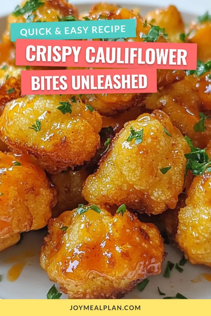 Savor the flavor of these Crispy Buffalo Cauliflower Bites, an irresistible Vegan Buffalo Cauliflower Recipe that's perfect for snacking! This Gluten-Free Cauliflower Snack is a spicy cauliflower appetizer that's easy to make and baked to perfection in the oven. Enjoy these Easy Oven-Baked Cauliflower Wings at your next gathering or as a delicious treat. Try the recipe today and transform your snack time! #BuffaloCauliflower #VeganRecipes #GlutenFreeSnack #HealthyEating