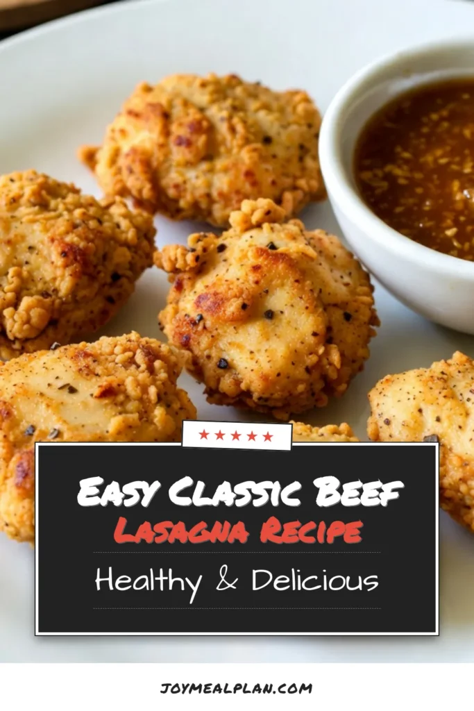 Craving Crispy chicken bites? Try this easy homemade recipe for Copycat Chick-fil-A Nuggets! These buttermilk chicken tenders are marinated to perfection, coated in a seasoned flour mix, and fried until golden brown for mouthwatering spicy chicken bites. Perfect as easy chicken appetizers for any gathering. Don’t miss out on this delicious treat—click to save and make it today! #CrispyChickenBites #HomemadeFriedChicken #ChickenAppetizers #ButtermilkChickenTenders