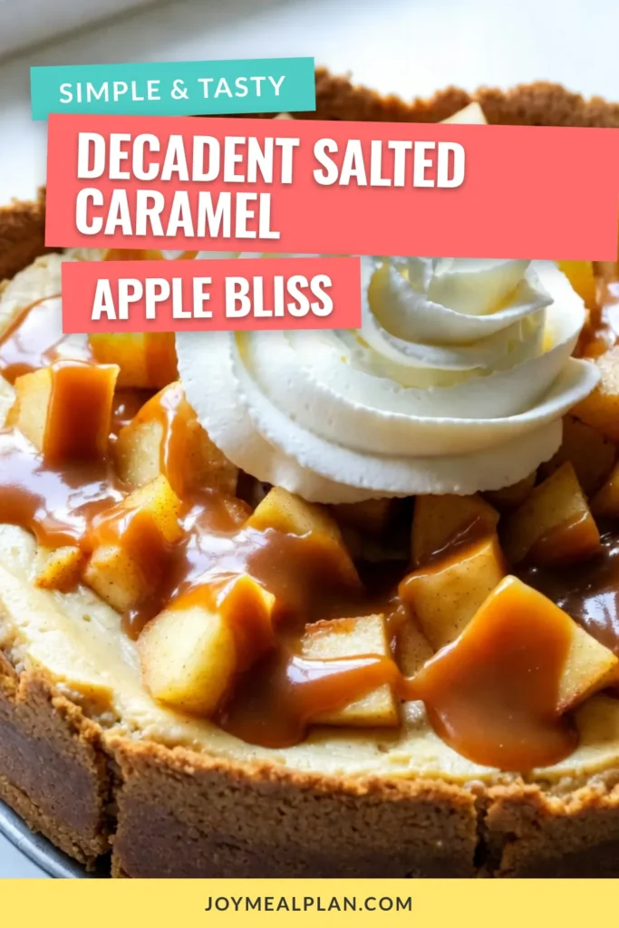 Indulge in the ultimate dessert with this Salted Caramel Apple Cheesecake recipe! This creamy caramel cheesecake features a delicious blend of apples, making it a standout among apple dessert recipes. Perfect for any occasion, this homemade cheesecake with salted caramel is sure to impress. Try it today and elevate your dessert game! Save this cheesecake recipe with apples for later and enjoy a sweet treat everyone will love! #SaltedCaramel #CheesecakeRecipes #AppleDesserts #DessertGoals