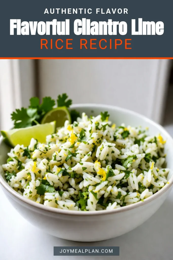Looking for a delicious side dish? This zesty cilantro lime rice recipe is your answer! Made with fragrant garlic, zesty lime, and fresh cilantro, it's the perfect vegetarian rice side that elevates any meal. An easy lime rice recipe that’s flavorful and versatile, this zesty rice dish is ready in just 30 minutes. Save this recipe for your next gathering and enjoy it with grilled veggies or proteins! #CilantroLimeRice #VegetarianRecipes #EasyRiceRecipe #FlavorfulRice