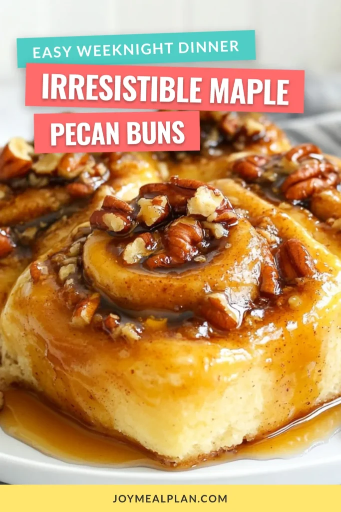 Indulge in homemade maple pecan sticky buns with this easy sticky buns recipe! Packed with warm, gooey maple syrup desserts and crunchy pecans, these breakfast sticky buns are perfect for any occasion. Follow our simple steps to create these delightful treats that will impress your family and friends. Don’t miss out on the comfort of freshly baked sticky buns. Save this recipe now! #MaplePecanStickyBuns #EasyStickyBuns #BreakfastTreats #MapleSyrupDesserts