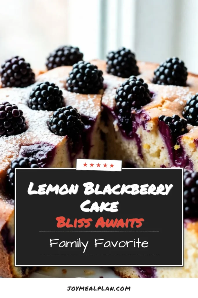 Indulge in the delightful flavors of Blackberry Lemon Coffee Cake! This easy coffee cake recipe combines juicy blackberries with zesty lemon for a stunning lemon blackberry dessert. Perfect for breakfast or a sweet treat, this homemade coffee cake is sure to impress your guests. Ready in just 50 minutes, it's ideal for any occasion. Save this recipe now and enjoy a slice of happiness! #CoffeeCake #LemonDesserts #BlackberryLemon #HomemadeCake