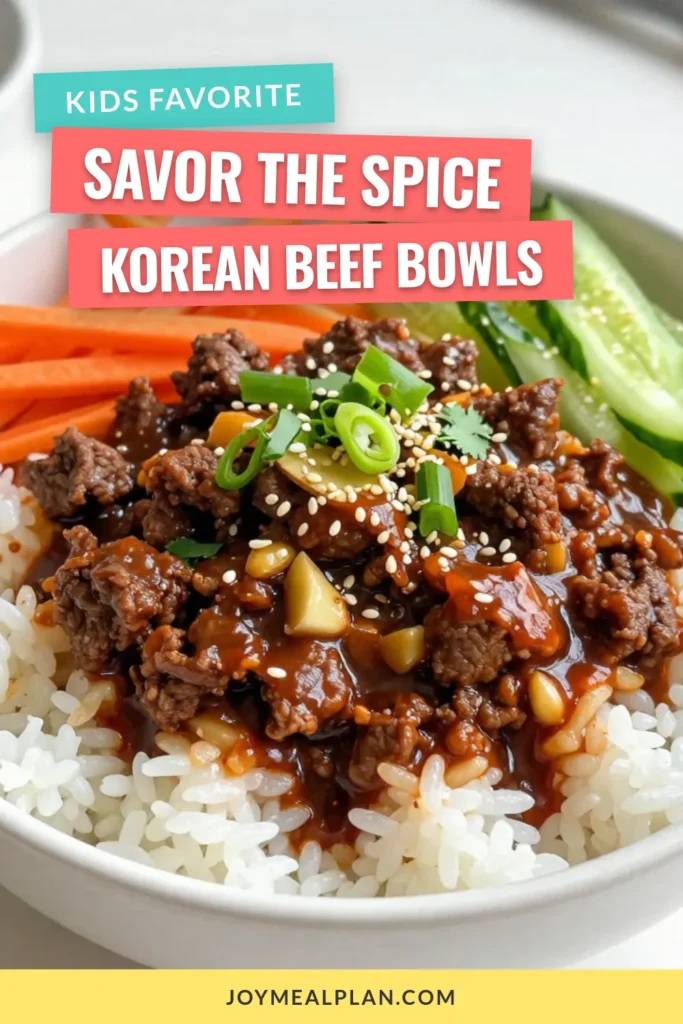 Craving a delicious meal? Try these Spicy Korean Beef Bowls! This easy Korean recipe combines savory ground beef with gochujang for a quick Asian meal that's bursting with flavor. Perfect for busy nights, these ground beef dinner ideas are not only simple to make, but they also deliver a spicy kick! Don't miss out on this tasty dish—save and try the recipe today! #SpicyKoreanBeefBowls #KoreanRecipes #GroundBeefDinnerIdeas #GochujangRecipes