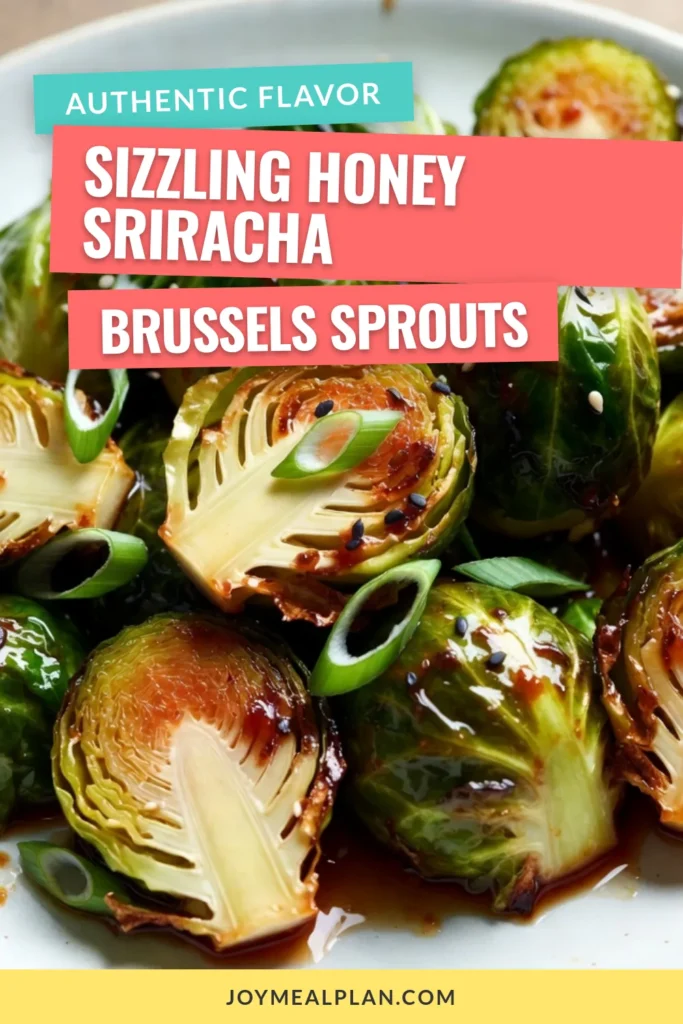 Discover the perfect Honey Sriracha Brussels sprouts recipe that combines sweet and spicy flavors for a delicious side dish! These roasted Brussels sprouts are coated in a honey glaze for a mouthwatering experience. This easy Brussels sprouts side dish is sure to impress at any meal. Elevate your dining with this tasty spicy Brussels sprouts dish. Try it today and save for future cooking inspiration! #HoneySriracha #BrusselsSprouts #HealthyRecipes #EasySides