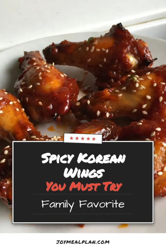 Get ready to tantalize your taste buds with these spicy Korean chicken wings! This gochujang chicken recipe combines tender baked chicken wings with a fiery marinade for the ultimate Korean appetizers. Perfect for game day or gatherings, these crispy wings are sure to impress. Try this easy baked chicken wings recipe and elevate your snack game. Save for later and enjoy the flavor explosion! #KoreanChickenWings #SpicyChickenWings #GochujangRecipe #KoreanAppetizers