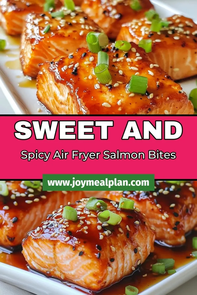 Discover the deliciousness of Air Fryer Honey Garlic Salmon Bites with this easy recipe! Perfect for a quick salmon dinner, these gluten-free salmon dishes are packed with flavor and made in just 30 minutes. Enjoy tender salmon coated in a sweet and savory honey garlic sauce that's sure to impress. Try these easy air fryer recipes tonight and elevate your meal prep! Save this recipe for future cooking inspiration! #AirFryerSalmonBites #HoneyGarlicSalmonRecipe #QuickSalmonDinner #EasyAirFryerRecipes