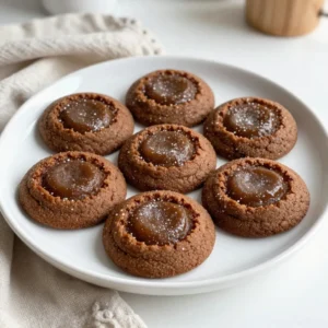 - 2 1/4 cups all-purpose flour - 2 teaspoons ground ginger - 1 teaspoon ground cinnamon - 1/2 teaspoon ground cloves - 1 teaspoon baking soda - 1/4 teaspoon salt - 3/4 cup unsalted butter, softened - 1/2 cup granulated sugar - 1/2 cup brown sugar - 1 large egg - 1/4 cup unsulfured molasses - 1 teaspoon pure vanilla extract - Extra granulated sugar for rolling You can switch butter for coconut oil or margarine. This keeps the cookies moist. For vegan cookies, use a flax egg instead of a regular egg. Just mix one tablespoon of flaxseed meal with three tablespoons of water. Let it sit until it thickens. For gluten-free options, use a gluten-free flour blend. This will change the texture but still taste good. Always check the package for best results. {{ingredient_image_2}} Whisk the dry ingredients first. In a bowl, mix 2 1/4 cups of flour, 2 teaspoons of ground ginger, 1 teaspoon of ground cinnamon, 1/2 teaspoon of ground cloves, 1 teaspoon of baking soda, and 1/4 teaspoon of salt. Make sure there are no lumps. Next, cream the butter and sugars. In a large bowl, beat 3/4 cup of softened butter with 1/2 cup of granulated sugar and 1/2 cup of packed brown sugar. Mix until light and fluffy. This will take about 2-3 minutes. Now, add the wet ingredients. Incorporate 1 large egg, 1/4 cup of unsulfured molasses, and 1 teaspoon of pure vanilla extract into the butter mixture. Mix until smooth and well combined. Chilling the dough is very important. This step helps the cookies keep their shape while baking. Cover the dough with plastic wrap and chill it in the fridge for about 30 minutes. After chilling, it’s time to shape the cookies. Use a tablespoon to scoop out portions of dough. Roll each portion into a ball with your hands. Then, roll each dough ball in extra granulated sugar until fully coated. Set your oven to 350°F (175°C) and line a baking sheet with parchment paper. This prevents sticking. Bake the cookies for 8-10 minutes. Look for the edges to be set and the centers to be slightly underbaked. They'll firm up as they cool. After baking, let the cookies sit on the baking sheet for about 5 minutes. Then, transfer them to a wire rack to cool completely. This helps them stay chewy and delicious. To get that perfect chewy texture, avoid overmixing the dough. When you mix too much, the cookies may turn out tough. Mix just until all ingredients blend together. This simple step is key for chewy cookies. Chilling the dough also plays a big role. After you mix it, wrap the dough and chill for about 30 minutes. This helps the cookies keep their shape as they bake. Chilled dough also enhances the flavors. You can add extra spices for more depth. Consider using nutmeg or allspice for a unique twist. A pinch of black pepper can also add a nice kick. These spices add warmth and richness. Using high-quality molasses is a game changer. Look for unsulfured molasses for the best flavor. The richer the molasses, the more flavor your cookies will have. This makes your cookies not just good, but truly special. For a fun presentation, arrange your cookies in a nice jar. You can also place them on a decorative platter. A light dusting of sugar gives them a lovely sparkle. Pair these cookies with a warm beverage. A cup of tea or hot cocoa complements them perfectly. The warmth of the drink enhances the spices in the cookies. It makes for a cozy treat any time of year. Pro Tips Chill the Dough: Chilling the cookie dough for at least 30 minutes helps the cookies maintain their shape and enhances the flavors. Use Fresh Spices: Ensure your ground spices are fresh for the most vibrant flavor. Older spices can lose potency over time. Don’t Overbake: To achieve chewy cookies, take them out of the oven when the edges are set but the centers are still soft. They will continue to firm up as they cool. Experiment with Mix-ins: Consider adding chocolate chips, nuts, or candied ginger for an extra twist on the classic flavor. {{image_4}} You can make your chewy ginger molasses cookies even better with add-ins. Here are two great options: - Chocolate chips: They add a wonderful richness. The dark chocolate pairs nicely with the spices. - Nuts or dried fruits: Walnuts or pecans give a crunchy texture. Dried cranberries or raisins add a sweet, chewy bite. Feel free to experiment with these mix-ins. Just keep the total amount around one cup. This way, your cookies stay soft and chewy. Want to change up the taste? Try these flavor variations: - Citrus zest: Add zest from oranges or lemons. It brightens the flavor and adds freshness. - Other spice combinations: You can mix in nutmeg or allspice for a new twist. These spices create a warm, cozy taste. These options let you customize your cookies to match your mood or the season. You can adjust the size of your cookies for different occasions: - Adjusting bake time: For larger cookies, increase the bake time by a few minutes. For smaller cookies, reduce it slightly. The edges should be set, and the centers should look soft. - Making mini cookies: Use a teaspoon to scoop smaller portions. These bite-sized treats are perfect for sharing at parties or for kids. No matter the size, these cookies will remain chewy and delicious! To keep your chewy ginger molasses cookies fresh, use an airtight container. A glass jar with a tight lid works well. You can also use a plastic container with a good seal. Store the cookies at room temperature for up to one week. They stay soft and tasty this way. If you live in a humid area, refrigerate them for longer freshness. Just remember to let them come back to room temperature before enjoying. If you want to save some cookies for later, freezing is a great option. First, let the cookies cool completely. Then, place them in a single layer on a baking sheet. Freeze them for about one hour. This will help them keep their shape. Once they are firm, transfer the cookies to a freezer bag. Remove as much air as you can before sealing. They can last for up to three months in the freezer. When you are ready to enjoy, take out a cookie or two. Let them thaw at room temperature for about 15 minutes. You can warm them up in the microwave for a few seconds if you like them warm. This brings back their chewy goodness. How do I make my cookies softer? To make your cookies softer, try these steps: - Use more brown sugar. It holds moisture well. - Do not overbake them; take them out when the edges are set. - Let the dough chill before baking. This helps keep them chewy. Can I substitute brown sugar with white sugar? You can substitute brown sugar with white sugar, but the cookies will be less chewy. Brown sugar adds moisture and a rich flavor. If you must use white sugar, consider adding a bit of molasses for extra flavor. Why are my cookies spreading too much? If your cookies spread, check these factors: - Make sure your butter is softened but not melted. - Chilling the dough helps keep cookies from spreading. - Ensure you measure your flour correctly. Too little flour can cause spreading. What type of molasses is best for this recipe? Unsulfured molasses is best for this recipe. It has a smooth taste and is less bitter. It adds a deep flavor to the cookies. Avoid using sulfured molasses, as it can alter the taste. How can I tell if my baking soda is still active? To check if your baking soda is still active, do this simple test: - Mix a teaspoon of baking soda with a bit of vinegar. - If it bubbles up, it is still good to use. If not, replace it. Fresh baking soda is key for great cookies! You now have all the tools to bake chewy ginger molasses cookies. We covered ingredients, substitutes, and step-by-step instructions. Remember to chill your dough for the best texture and flavor. Feel free to add nuts or chocolate chips for a twist. Proper storage keeps your cookies fresh for longer. Enjoy sharing your delicious treats! Happy baking!