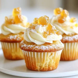 - 1 cup all-purpose flour - 1 ½ teaspoons baking powder - ½ teaspoon baking soda - 1 teaspoon ground ginger - ½ teaspoon ground cinnamon - ¼ teaspoon ground nutmeg - ¼ teaspoon salt - ½ cup unsalted butter, softened - ¾ cup brown sugar, tightly packed - 2 large eggs, at room temperature - ¼ cup molasses - ½ cup milk, warmed slightly - 1 teaspoon pure vanilla extract - Zest of 1 orange - ½ cup crystallized ginger, finely chopped - Optional: Cream cheese frosting Each of these ingredients brings a unique flavor and texture to the cupcakes. The all-purpose flour forms the base, while baking powder and baking soda help them rise. Ground ginger adds a warm, spicy kick. Cinnamon and nutmeg round out the flavor profile, making them cozy and inviting. Unsalted butter ensures a rich taste, while brown sugar adds moisture and depth. The molasses gives a deep color and a hint of sweetness. Eggs help bind everything together. Milk and vanilla extract bring creaminess and aroma. Fresh orange zest brightens the flavor, and crystallized ginger adds a delightful crunch. If you want a sweeter treat, consider adding cream cheese frosting. It pairs well with the spices and balances the flavors. Enjoy gathering these ingredients—the magic of baking awaits! {{ingredient_image_2}} - Preheat the oven to 350°F (175°C). - Line your muffin pan with cupcake liners. This helps with easy removal after baking. - In a medium bowl, whisk together: - 1 cup all-purpose flour - 1 ½ teaspoons baking powder - ½ teaspoon baking soda - 1 teaspoon ground ginger - ½ teaspoon ground cinnamon - ¼ teaspoon ground nutmeg - ¼ teaspoon salt - Mixing these dry ingredients well makes the batter flavorful. - In a large bowl, cream together: - ½ cup unsalted butter, softened - ¾ cup brown sugar, tightly packed - Use an electric mixer on medium speed for about 3-4 minutes. The mix should be light and fluffy. - Add 2 large eggs, one at a time, to the butter-sugar mix. - Mix well after each egg. - Blend in ¼ cup molasses and 1 teaspoon vanilla extract until smooth. - Gradually mix the dry ingredients with the wet mixture. - Alternate with ½ cup warmed milk. - Start and end with dry ingredients. Mix just until combined to keep cupcakes tender. - Gently fold in: - Zest of 1 orange - ½ cup finely chopped crystallized ginger - This adds a fresh and spicy taste to your cupcakes. - Fill each cupcake liner about two-thirds full with batter. - Bake in the preheated oven for 18-20 minutes. - Check for doneness with a toothpick. It should come out clean. - After baking, cool the cupcakes in the pan for 5 minutes. - Transfer them to a wire rack to cool completely. - Once cool, you can frost them if you like or enjoy them plain. - Measuring accurately: Use a kitchen scale for precise measurements. This helps achieve the right texture. - Avoiding overmixing: Mix just until the batter is smooth. Overmixing makes cupcakes dense. - Checking for doneness: Insert a toothpick into the center. It should come out clean when they are ready. - Suggestions for additional spices: Try adding a pinch of cardamom or allspice for a warm twist. These spices deepen the flavor. - Tips for adjusting sweetness: If you like less sweet, reduce the brown sugar to ½ cup. This change keeps the cupcakes tasty. - Garnishing with powdered sugar or candied ginger: A light dusting adds charm. Candied ginger on top brings extra flavor. - Creative frosting options: Use cream cheese frosting for a tangy touch. You can also try a simple glaze for a lighter finish. Pro Tips Use Room Temperature Ingredients: Ensuring your eggs, butter, and milk are at room temperature helps to create a smooth batter that incorporates air more easily, leading to lighter cupcakes. Don't Overmix the Batter: Mix until just combined to avoid tough cupcakes. Overmixing develops gluten in the flour, resulting in a denser texture. Check for Doneness: Insert a toothpick into the center of a cupcake; it should come out clean or with a few moist crumbs. This is key to ensuring perfectly baked cupcakes. Customize Your Frosting: For added flavor, consider infusing your cream cheese frosting with a bit of orange zest or a touch of ginger to complement the spices in the cupcakes. {{image_4}} You can change the spices to suit your taste. Try using allspice or cardamom for a different flavor. For a holiday twist, add nutmeg and cloves. These spices give a warm feel, perfect for winter. You can also mix in pumpkin spice for a fall vibe. If you need gluten-free options, use almond or coconut flour instead of all-purpose flour. This change makes the cupcakes lighter yet still tasty. For vegan alternatives, swap eggs for flax eggs. Use plant-based butter and almond milk to keep the flavor rich. Want to make your cupcakes extra special? Add chocolate chips for sweetness. They melt and create a gooey center. You can also mix in nuts or dried fruit. Walnuts, pecans, or raisins add texture and flavor. Each bite will surprise you! Store your ginger cupcakes correctly to keep them fresh. You can choose between room temperature and refrigeration. If you plan to eat them within a few days, keep them at room temperature. Place them in an air-tight container to prevent them from drying out. If you want to keep them longer, refrigerate them. However, this may change their texture slightly. Always use an air-tight container, so they stay moist and tasty. You can freeze these cupcakes for later enjoyment. First, let the cupcakes cool completely. Then, wrap each cupcake in plastic wrap tightly. Place them in a freezer-safe bag or container. Make sure to label them with the date. To thaw, simply take them out and leave them at room temperature for about an hour. If you want to enjoy them warm, pop them in the microwave for a few seconds. These ginger cupcakes stay fresh for about 3 to 4 days at room temperature. In the fridge, they can last up to a week. If you freeze them, they can stay delicious for up to 3 months. Just remember to wrap them well to keep them tasty! Yes, you can use other flours. Almond flour or whole wheat flour work well. Just be aware that different flours may change the texture. You might need to adjust the liquid in your recipe. Experiment to find what you like best. To adjust spice levels, change the amount of ground ginger. For more spice, add an extra teaspoon. To reduce spiciness, cut it back to half a teaspoon. You can also play with cinnamon and nutmeg for balance. Cream cheese frosting pairs nicely with ginger flavors. You can make it by mixing cream cheese, butter, and powdered sugar. For a lighter option, use whipped cream or a simple glaze. Just make sure your cupcakes are cool before frosting. Yes, you can use fresh ginger. It adds a bright, zesty flavor. Start with one teaspoon of finely grated fresh ginger. Adjust to taste, since fresh ginger is stronger than crystallized. Check for doneness by inserting a toothpick in the center. If it comes out clean, your cupcakes are ready. They should also spring back when lightly touched. Keep an eye on them; baking times can vary. In this article, we explored how to make tasty ginger cupcakes, detailing ingredients and instructions. We covered steps from mixing ingredients to baking and cooling. I shared tips to ensure your cupcakes are perfect, along with fun variations and storage ideas. Remember, baking is about trying new things. With practice, you’ll make cupcakes that everyone loves. Enjoy the process and share with friends!